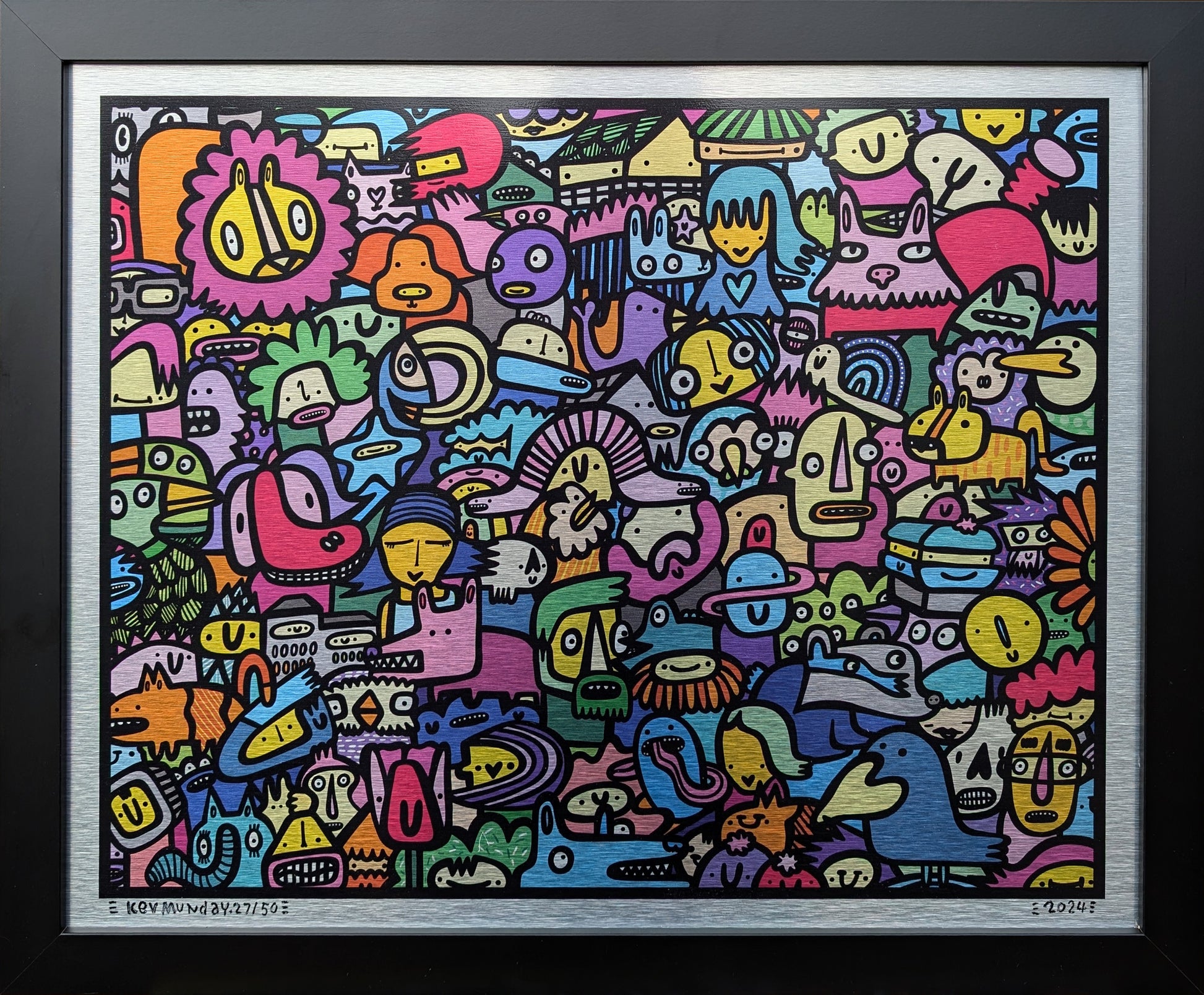 Each One Equal - Framed Aluminium Dibond print