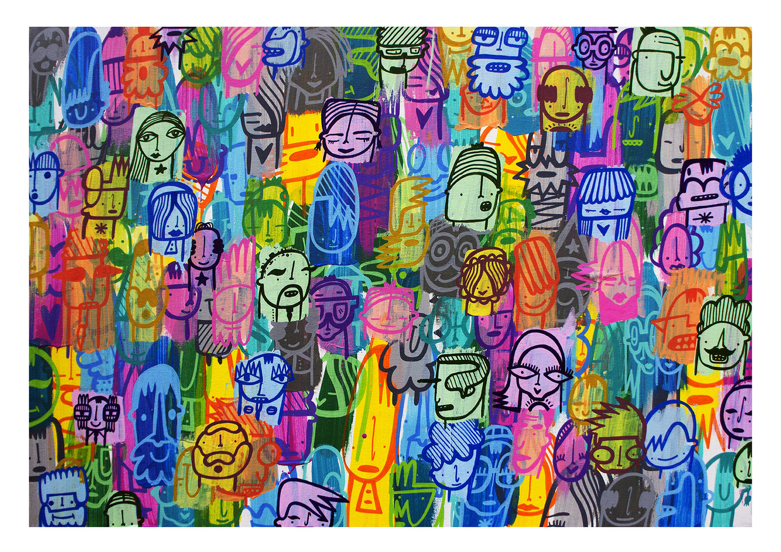 Passing Strangers - Giclee print