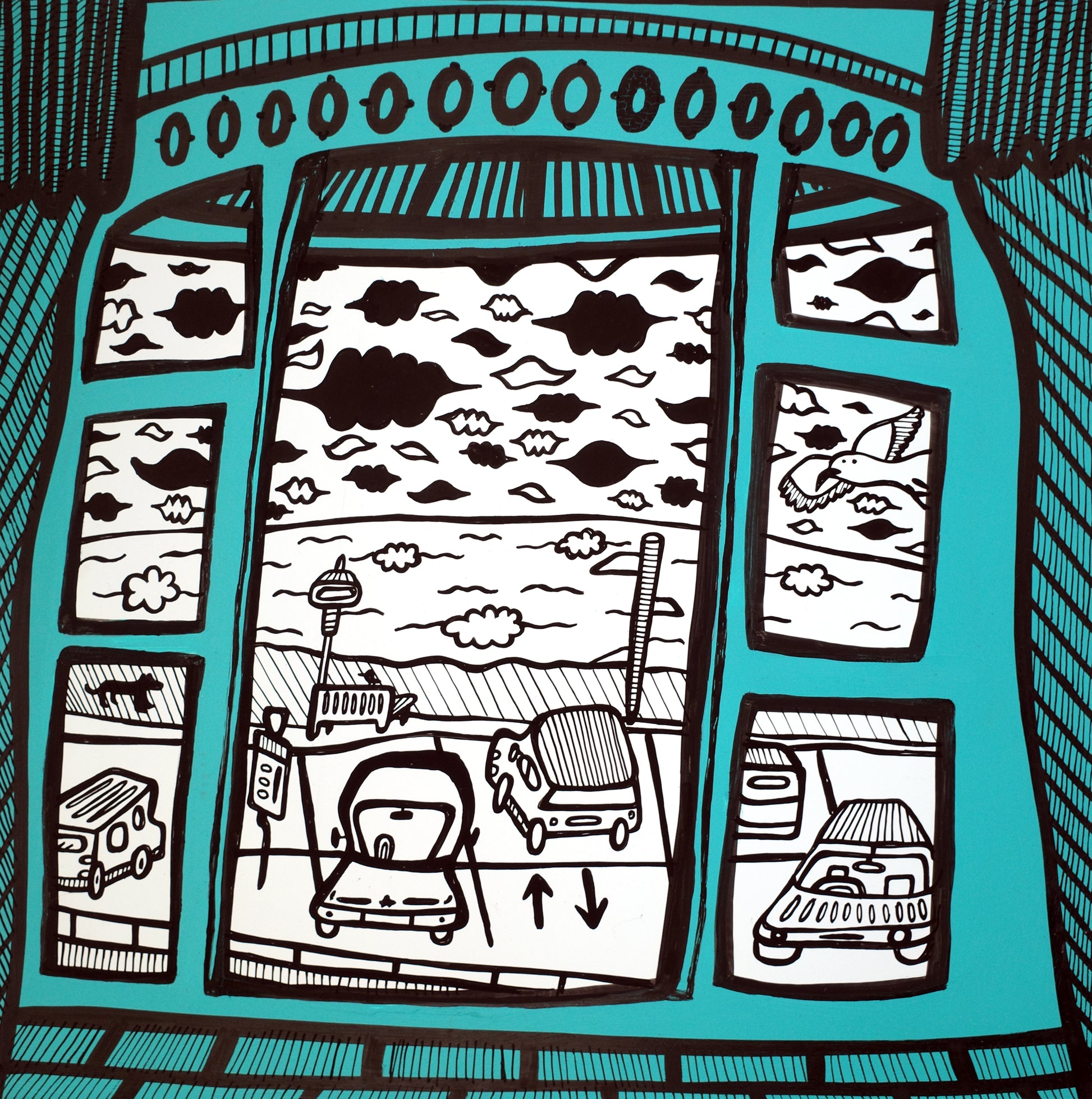 Pelham Crescent (Hastings) - Original artwork