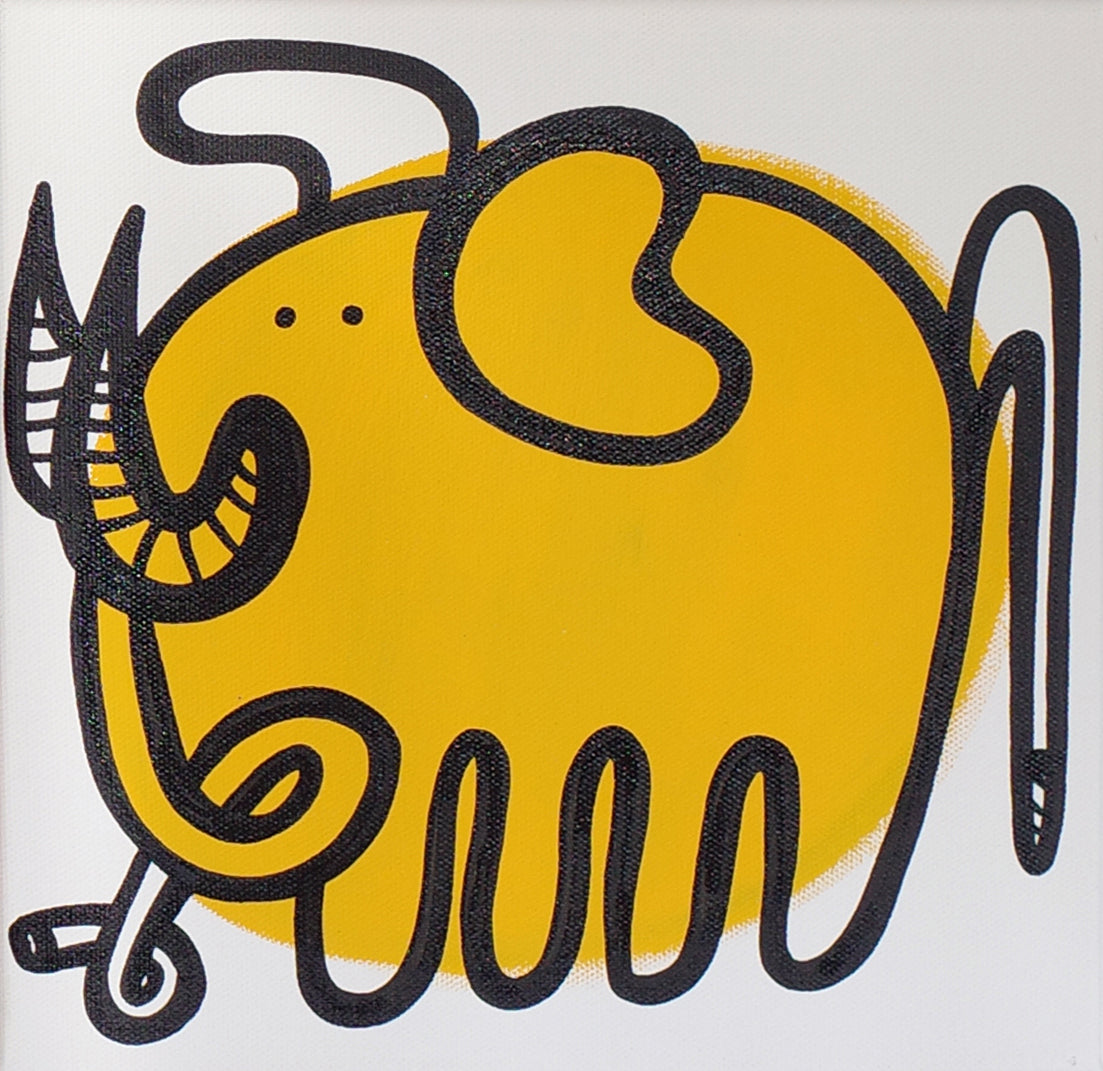 Elephant Swatch - Original painting