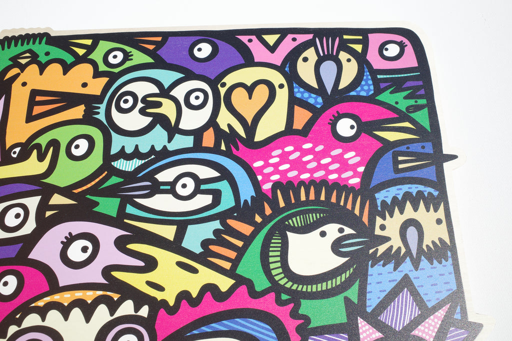 Bird Song - Birch Plywood Print Edition