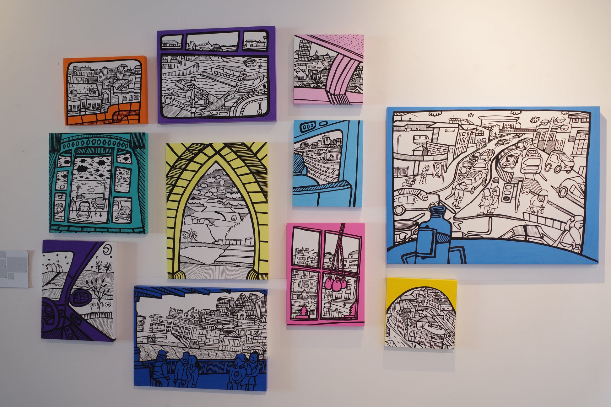 Pelham Crescent (Hastings) - Original artwork