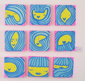 Wave Girls - Original paintings