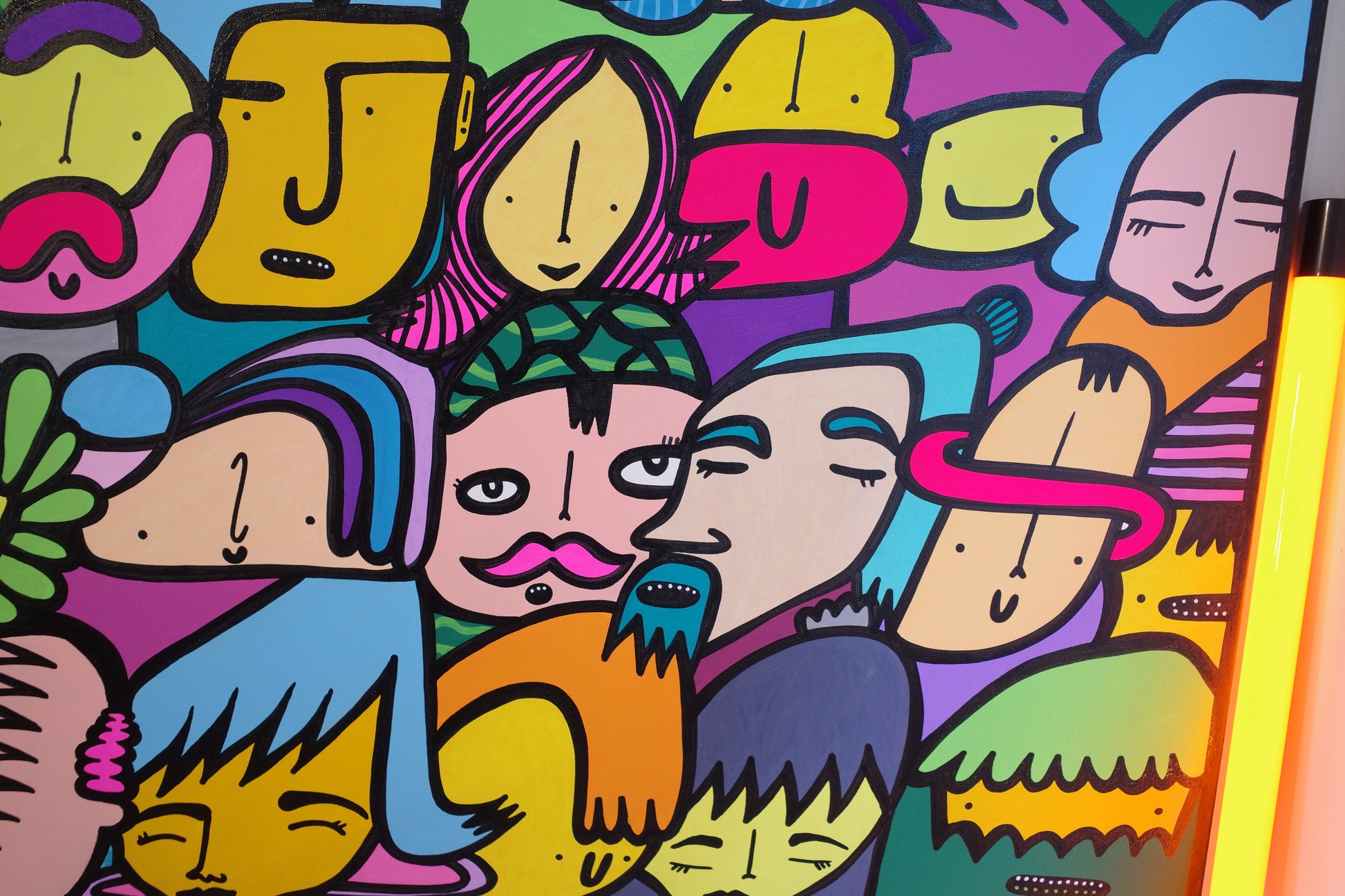 We All Live Here - Original painting