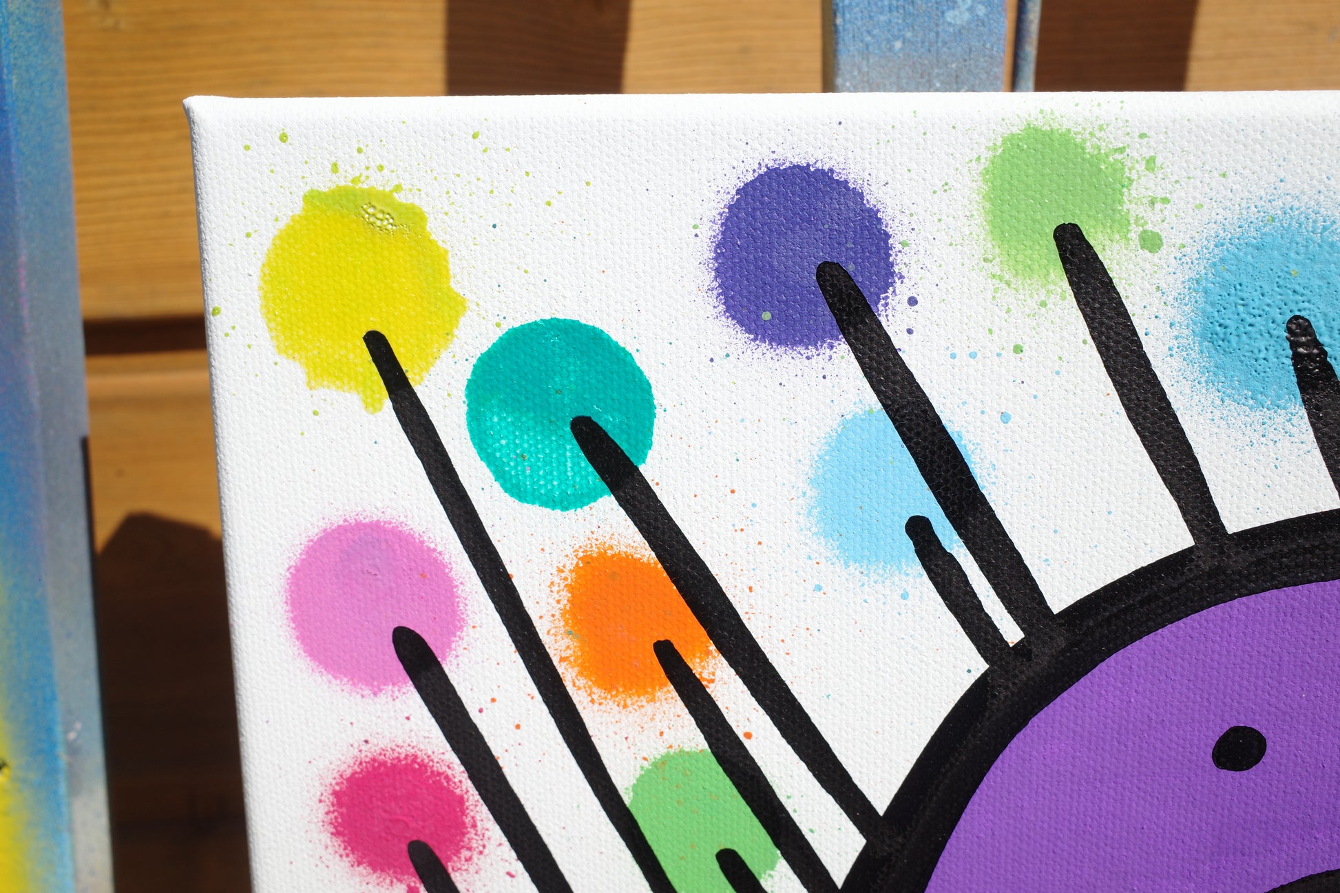 Jelly Bean Peacock - Original painting