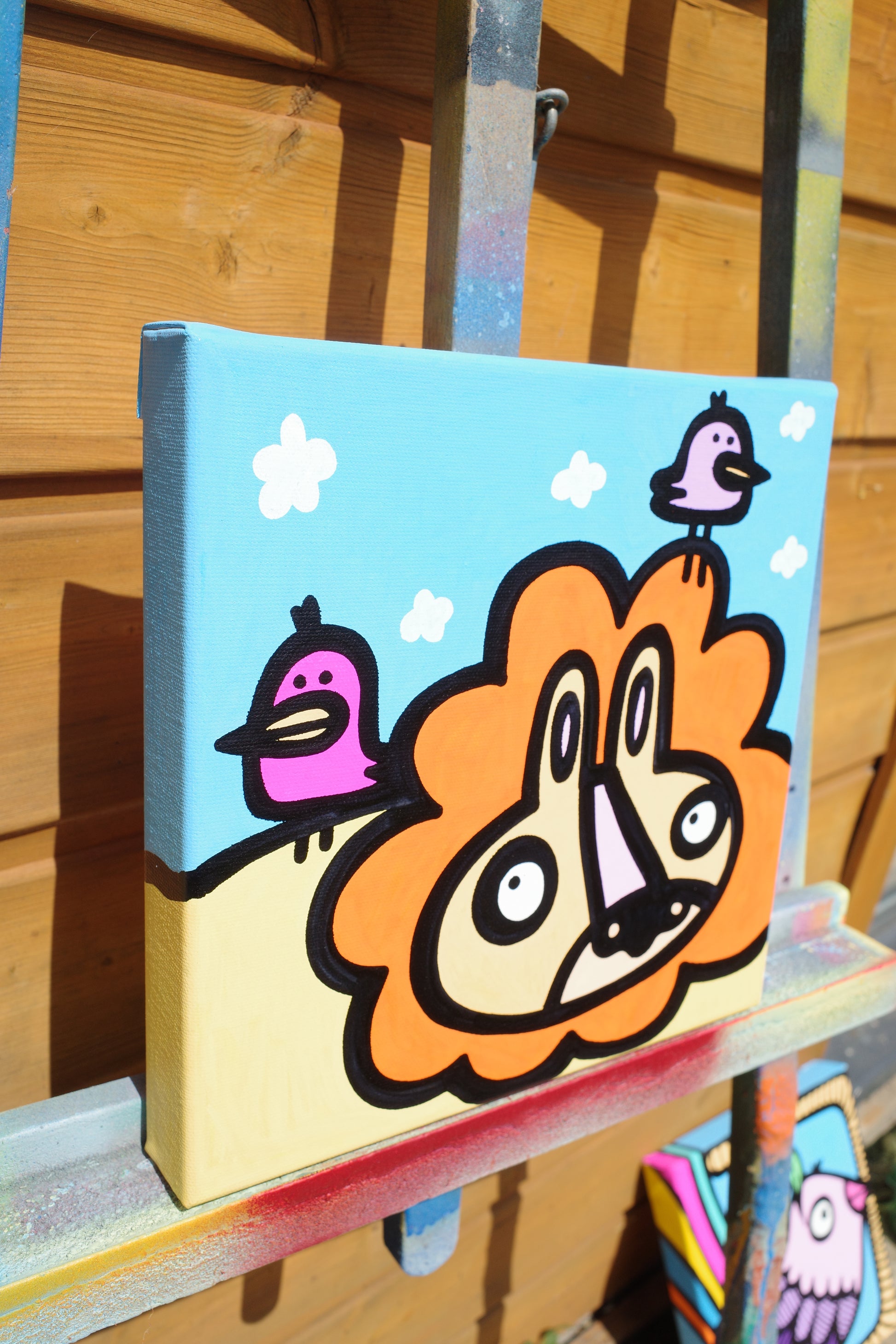 Hitching - Original painting