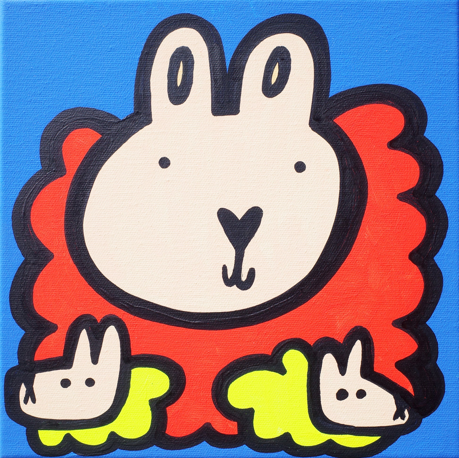 Mum & Young - Sheep - Original painting