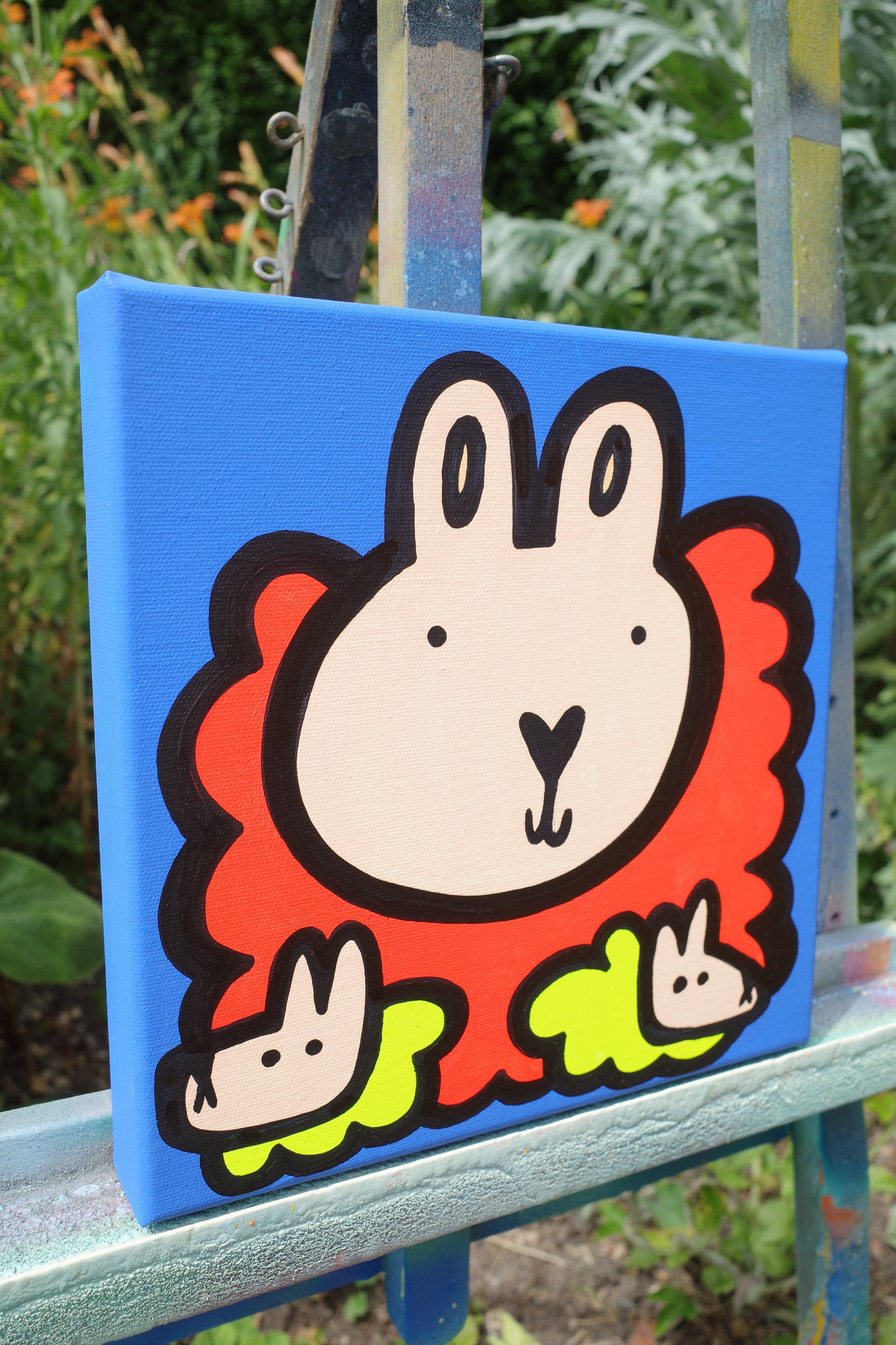 Mum & Young - Sheep - Original painting