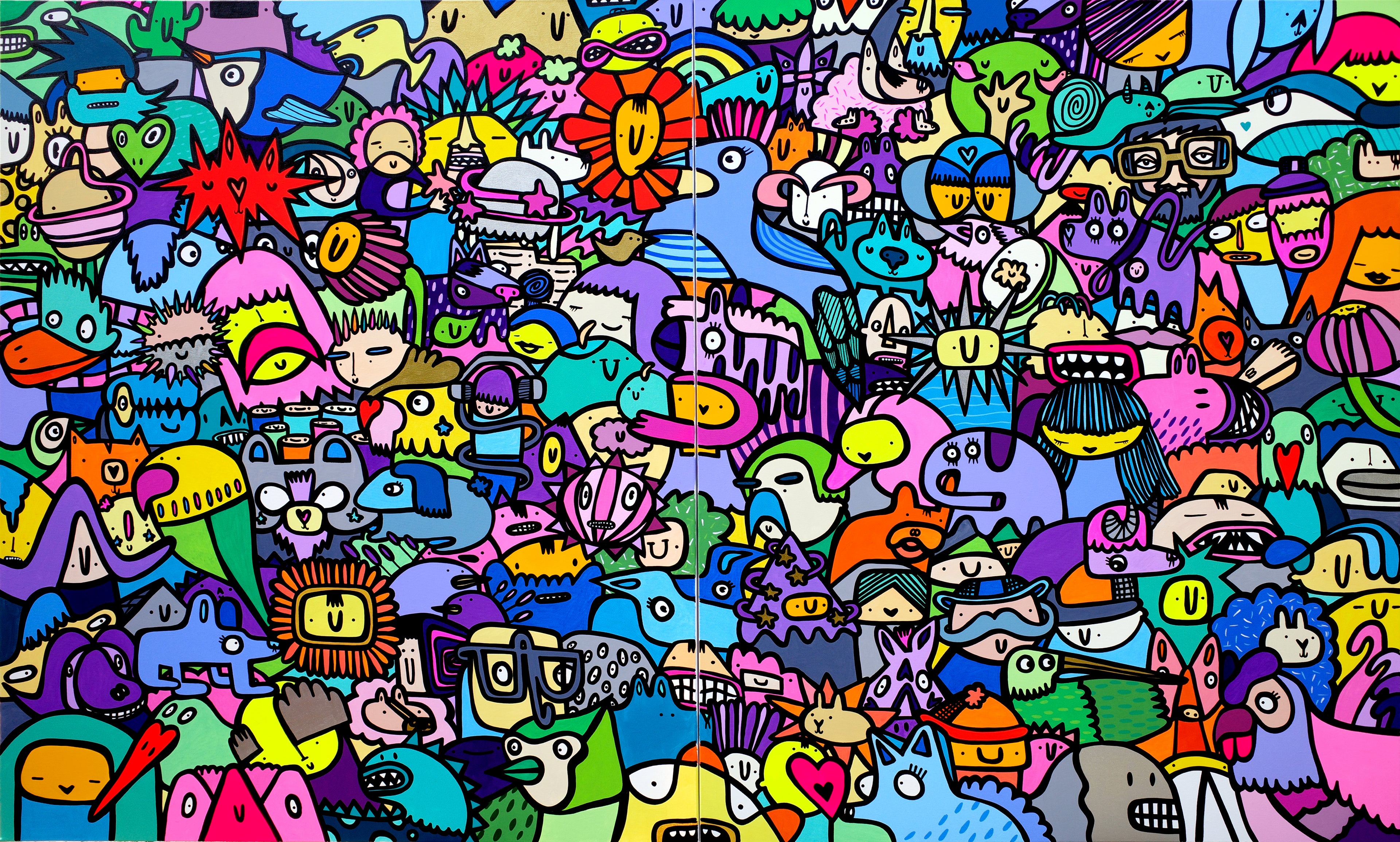 Symbiotic Citizens - Original painting