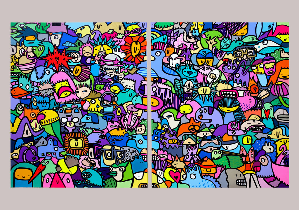 Symbiotic Citizens - Original painting