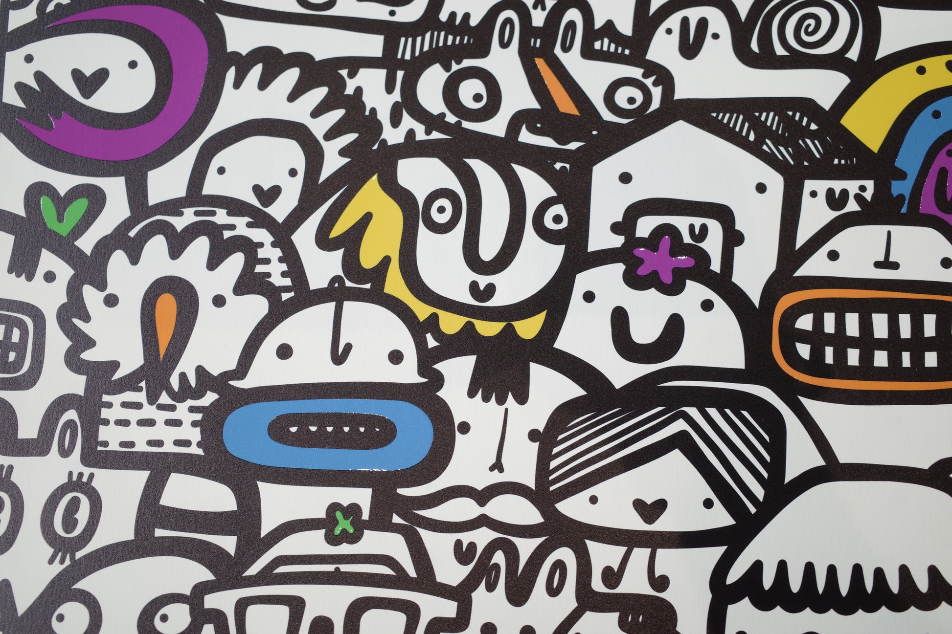 Paint The Town- Textured Giclee Print