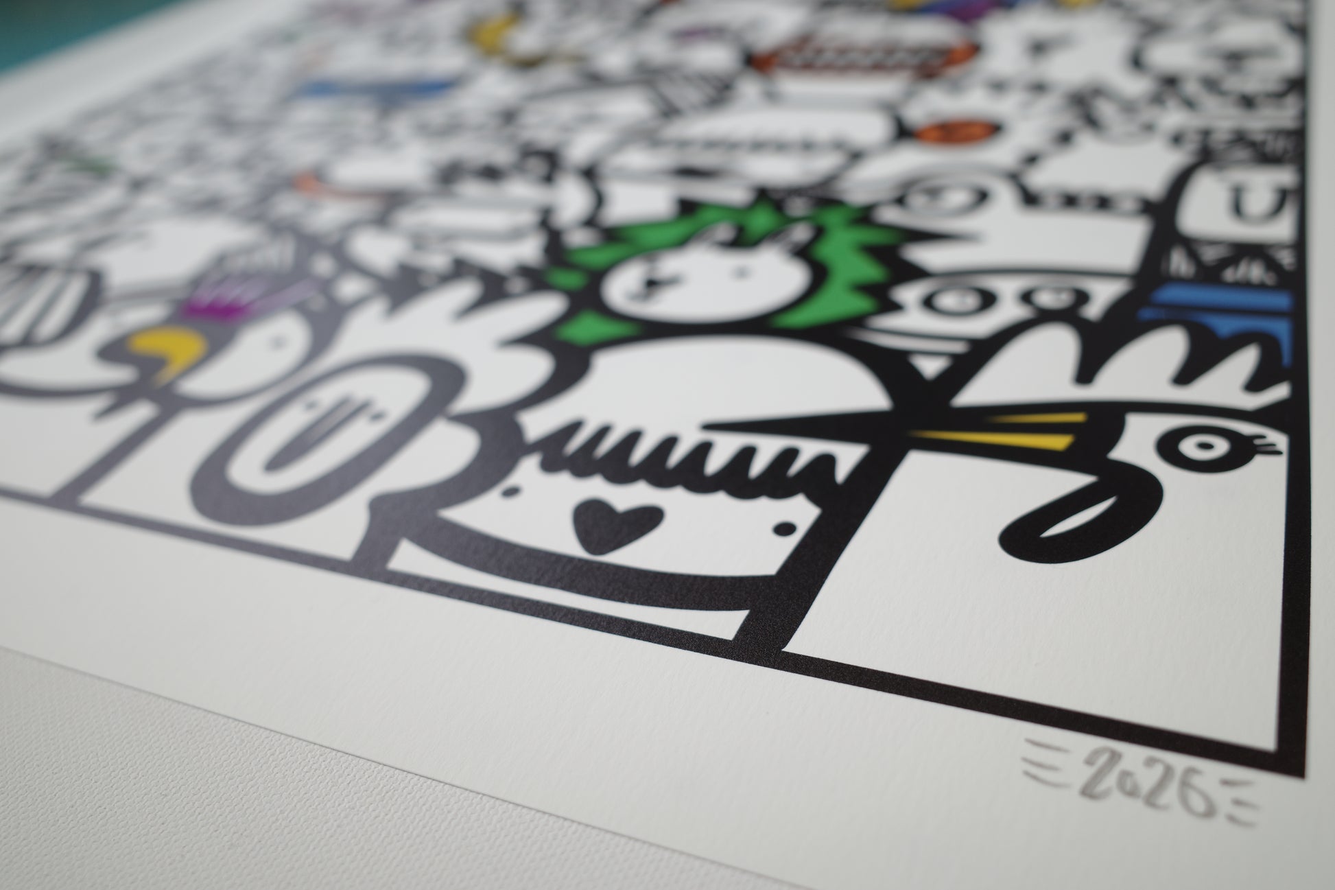 Paint The Town- Textured Giclee Print