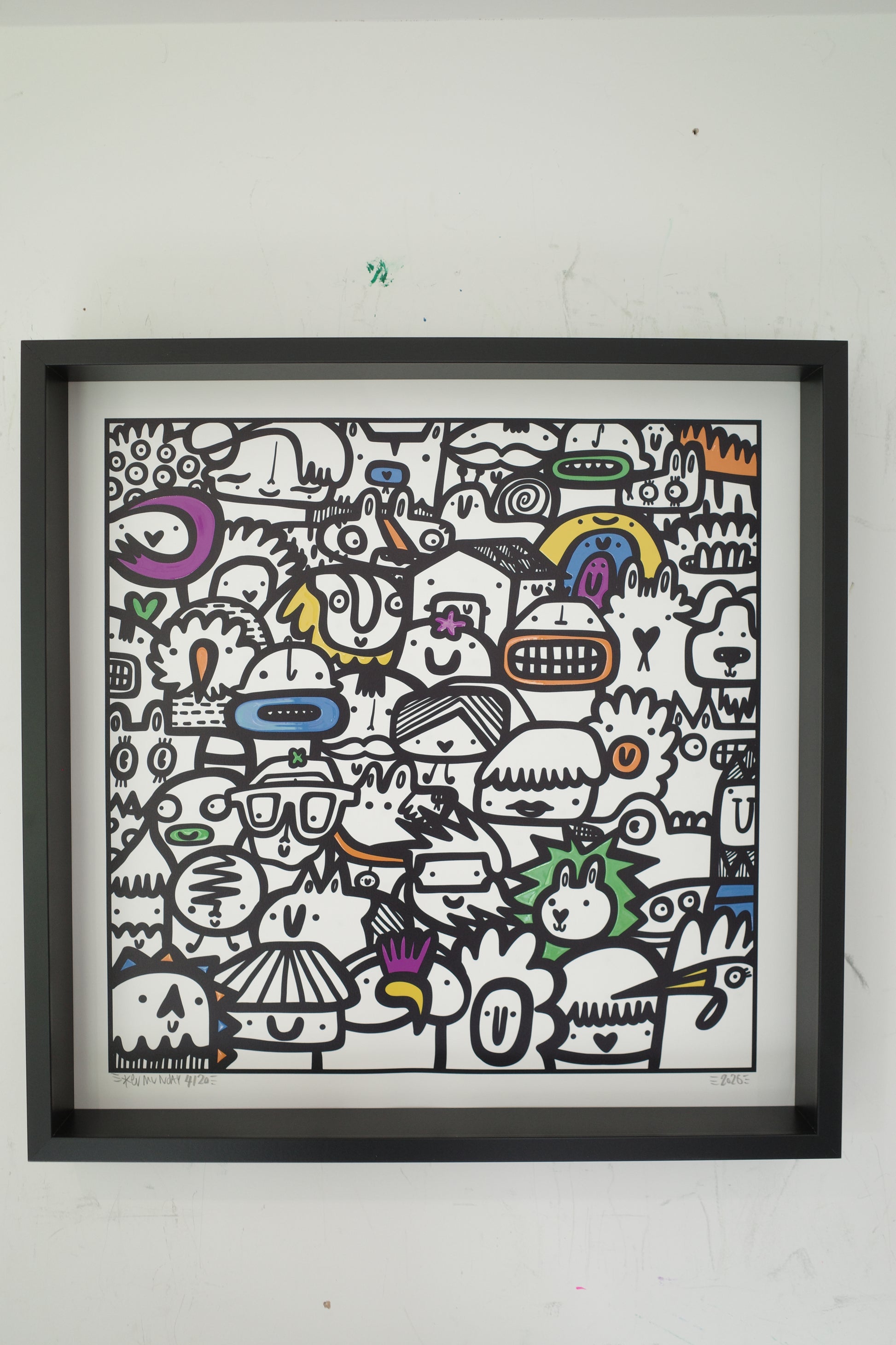 Paint The Town- Textured Giclee Print