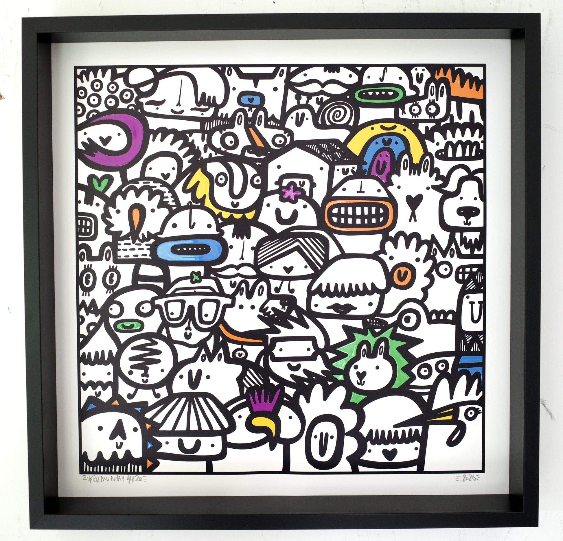 Paint The Town- Textured Giclee Print