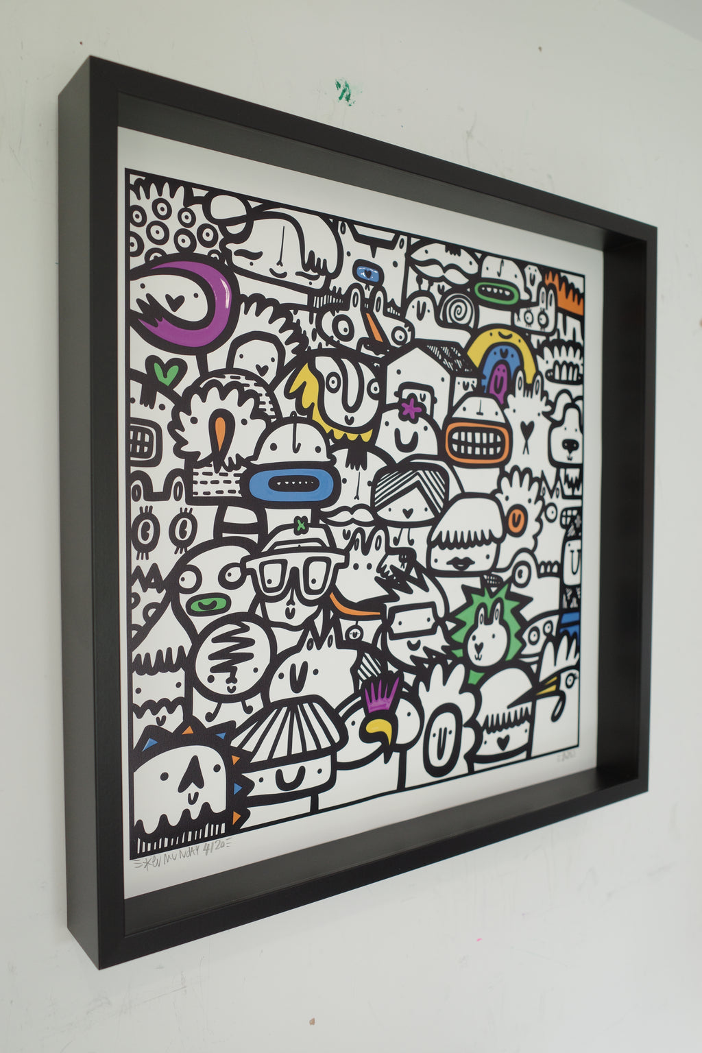 Paint The Town- Textured Giclee Print