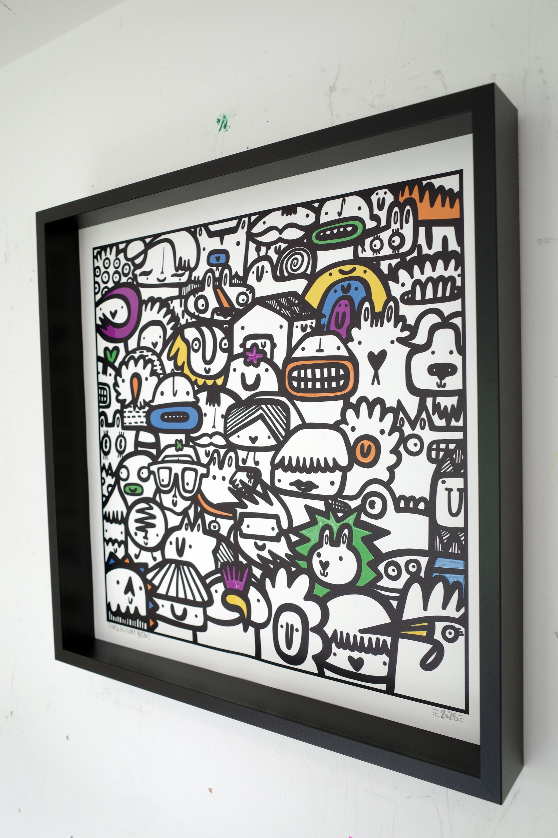 Paint The Town- Textured Giclee Print