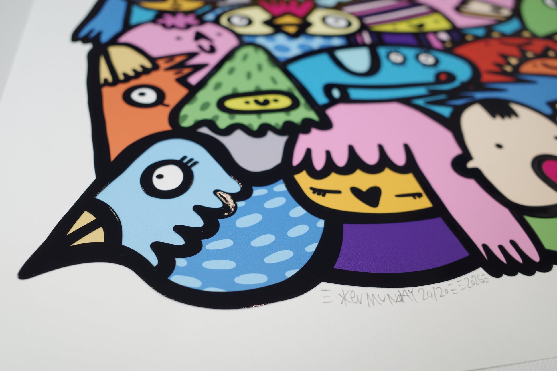 My Bubble- Textured Giclee Print