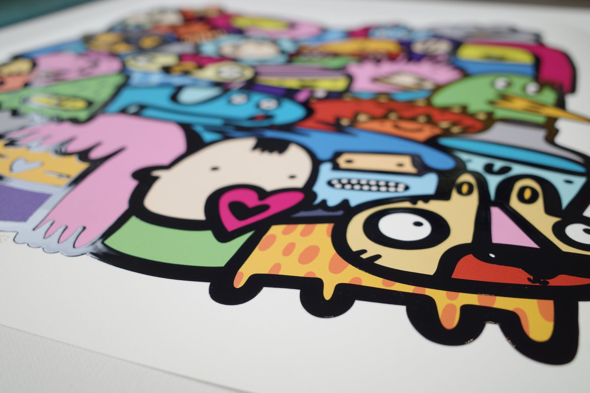 My Bubble- Textured Giclee Print