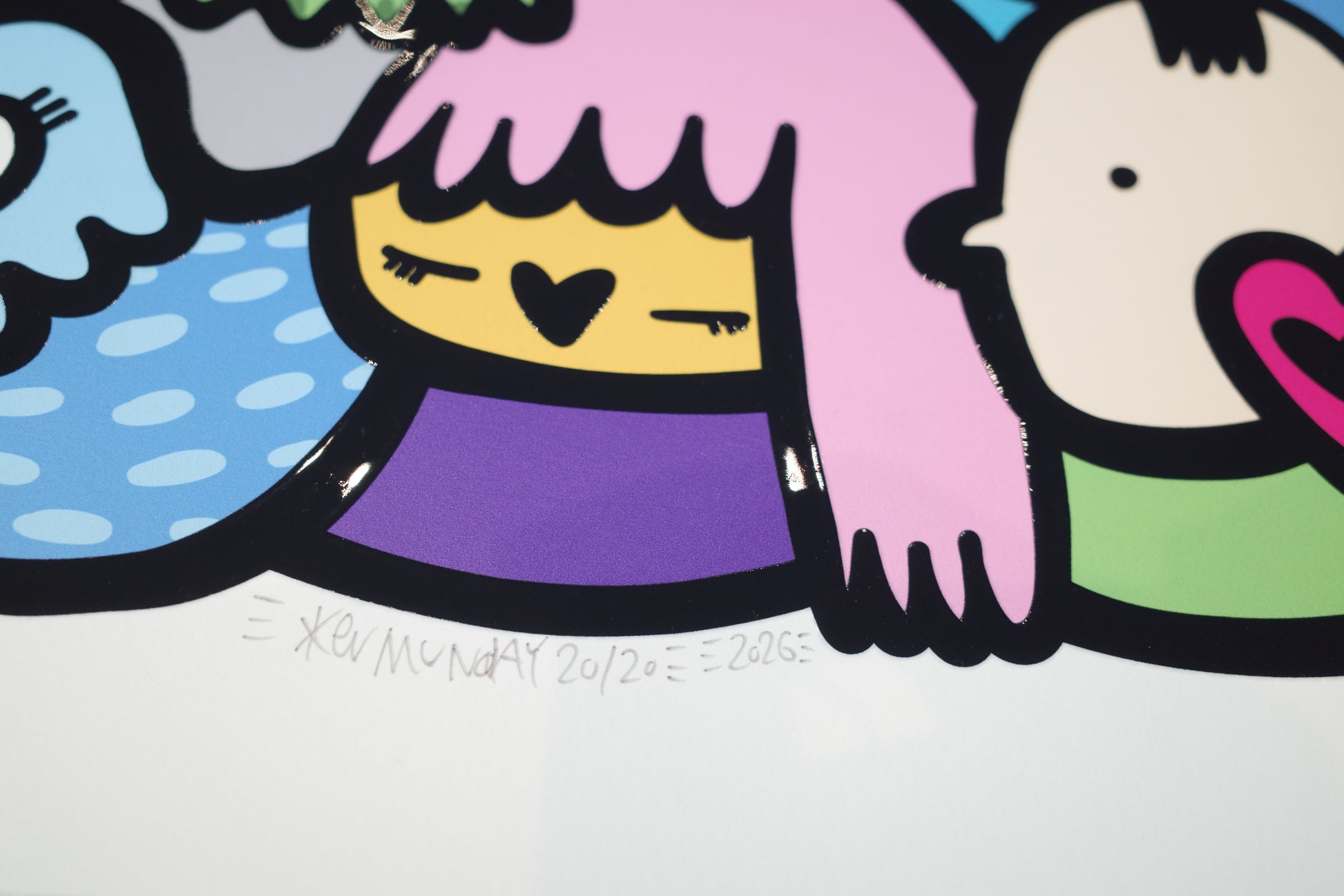 My Bubble- Textured Giclee Print