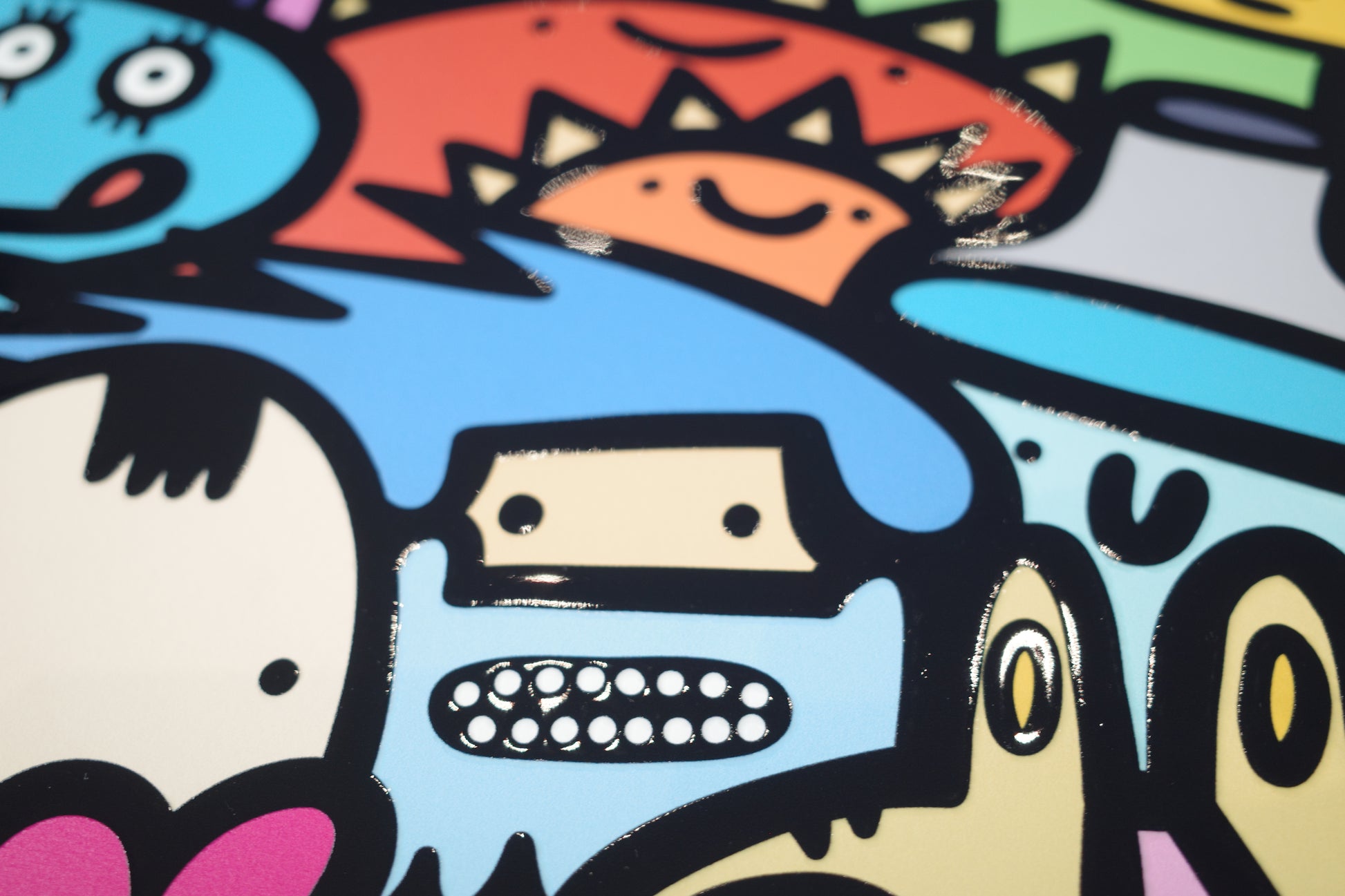 My Bubble- Textured Giclee Print