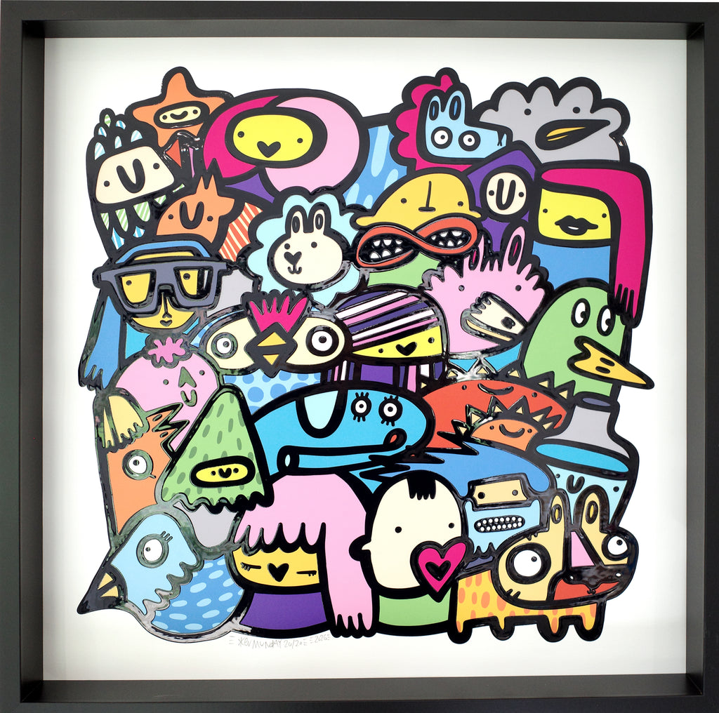 My Bubble- Textured Giclee Print