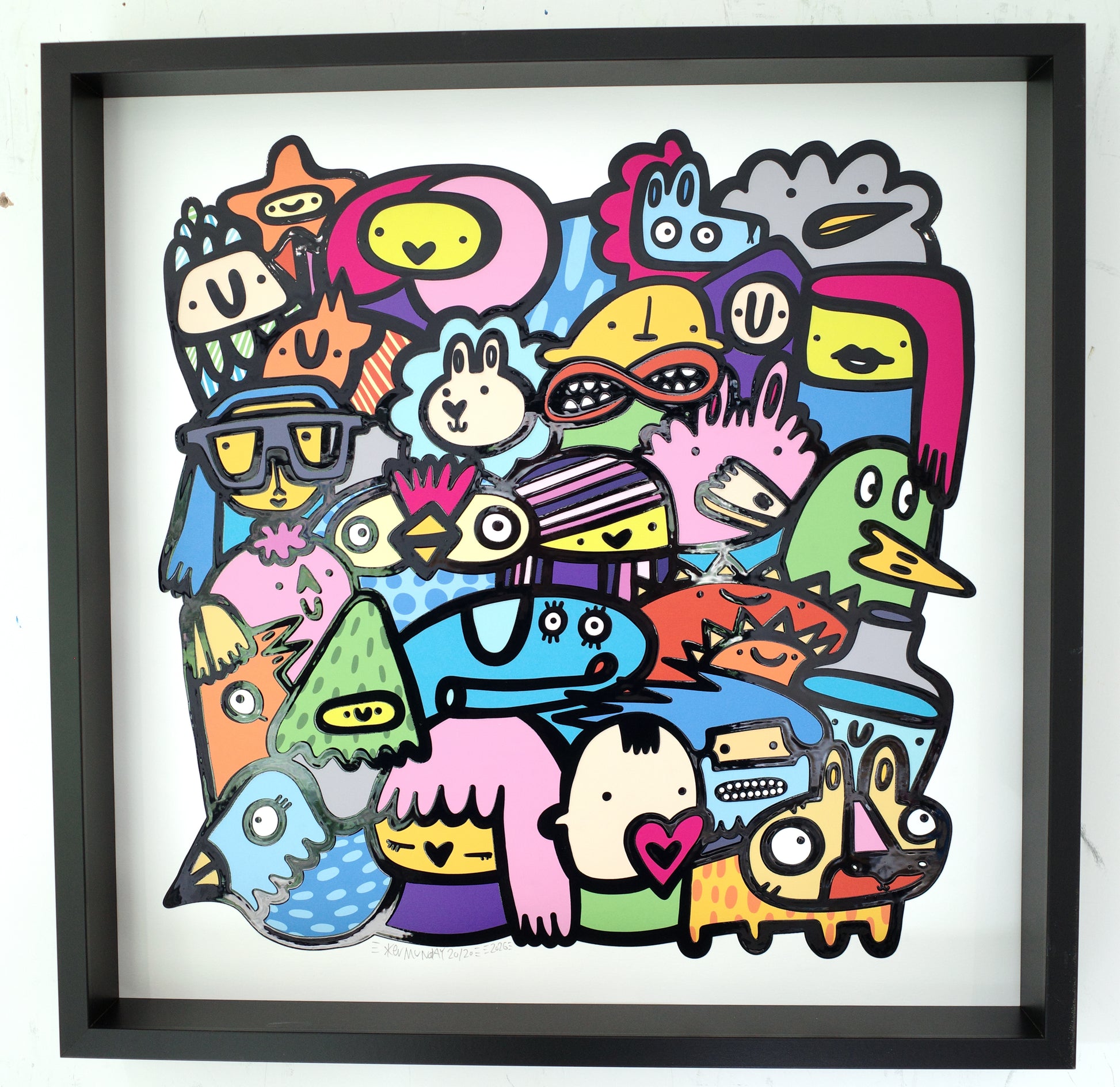 My Bubble- Textured Giclee Print