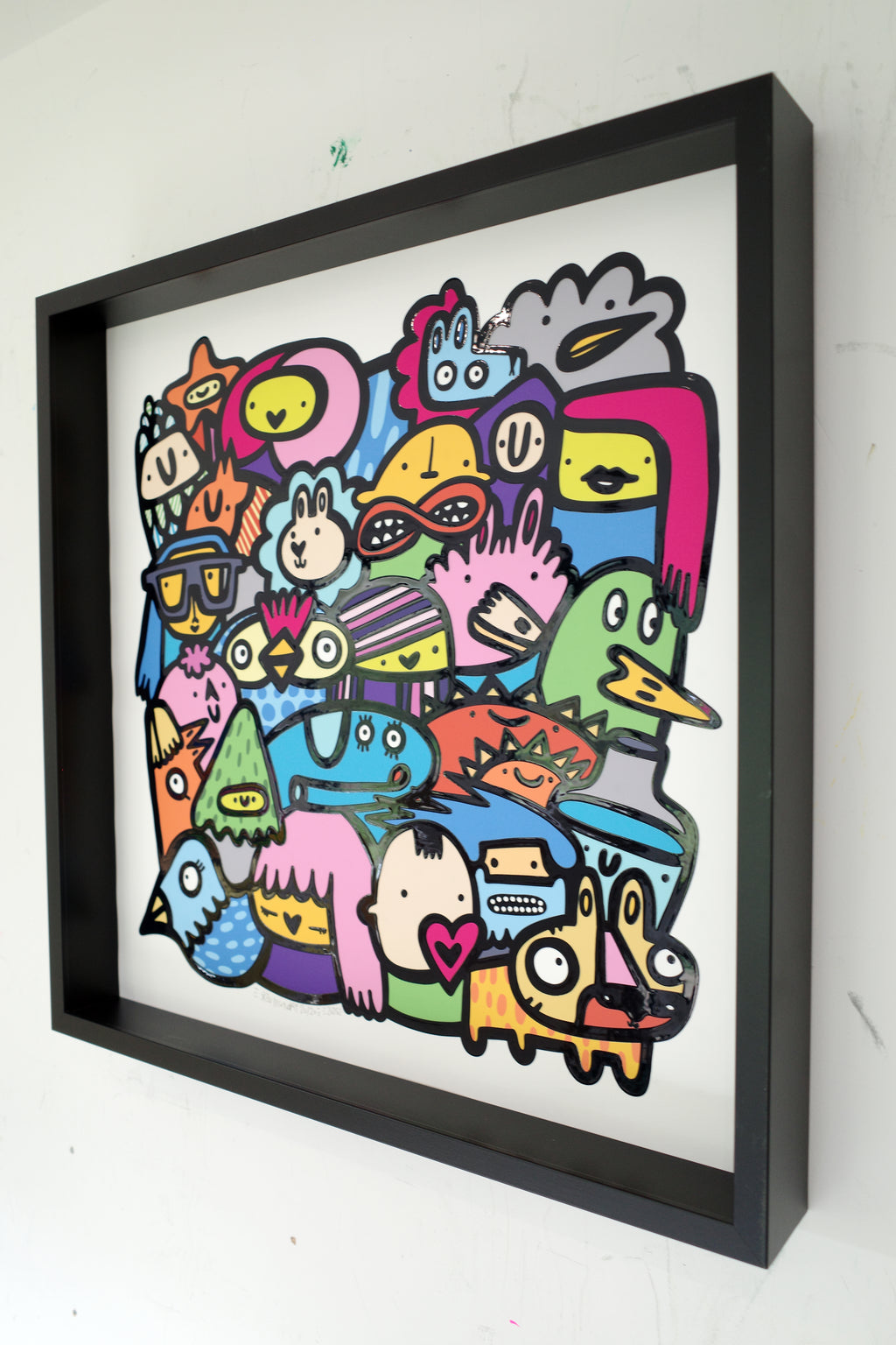 My Bubble- Textured Giclee Print