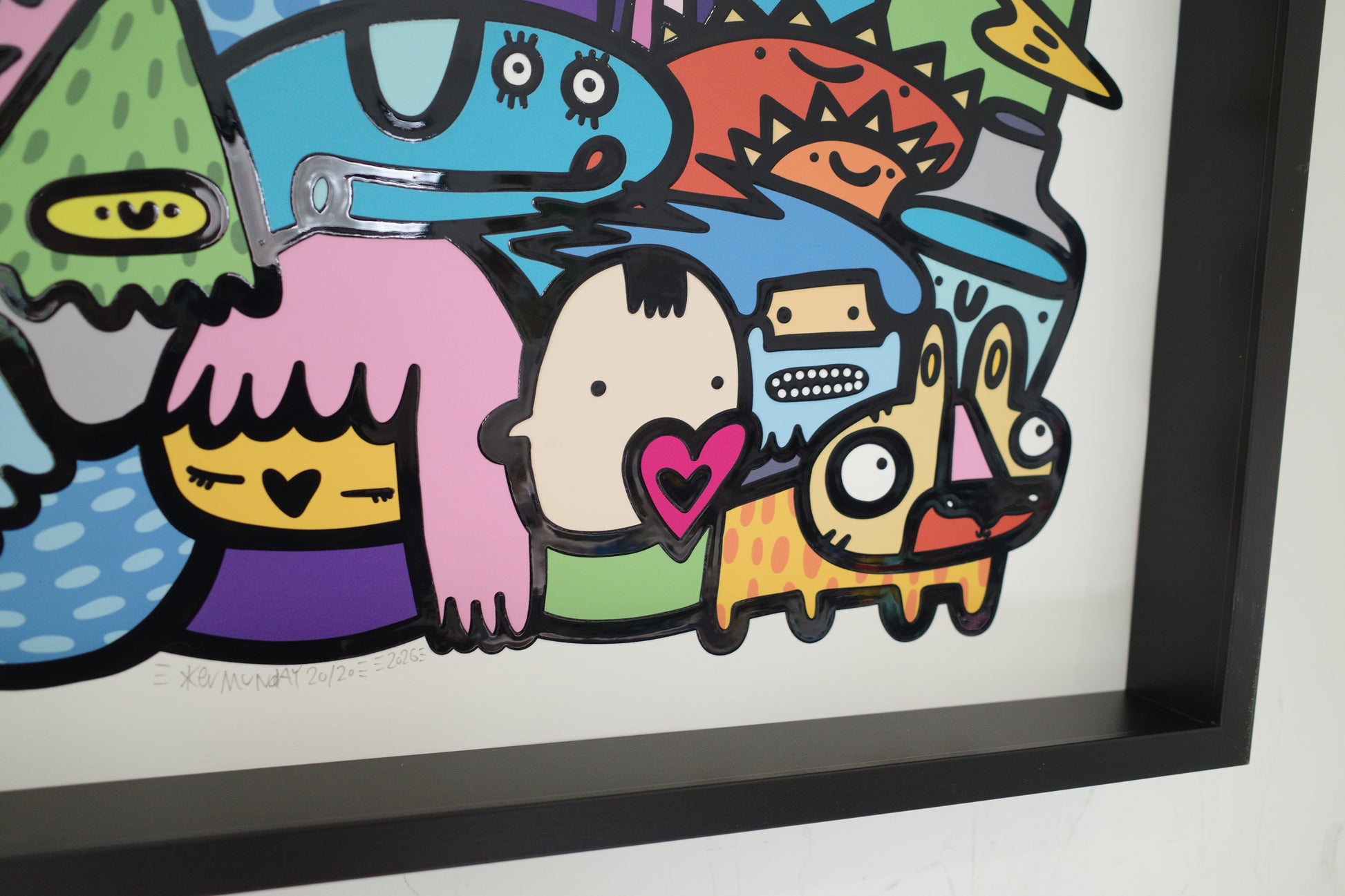 My Bubble- Textured Giclee Print