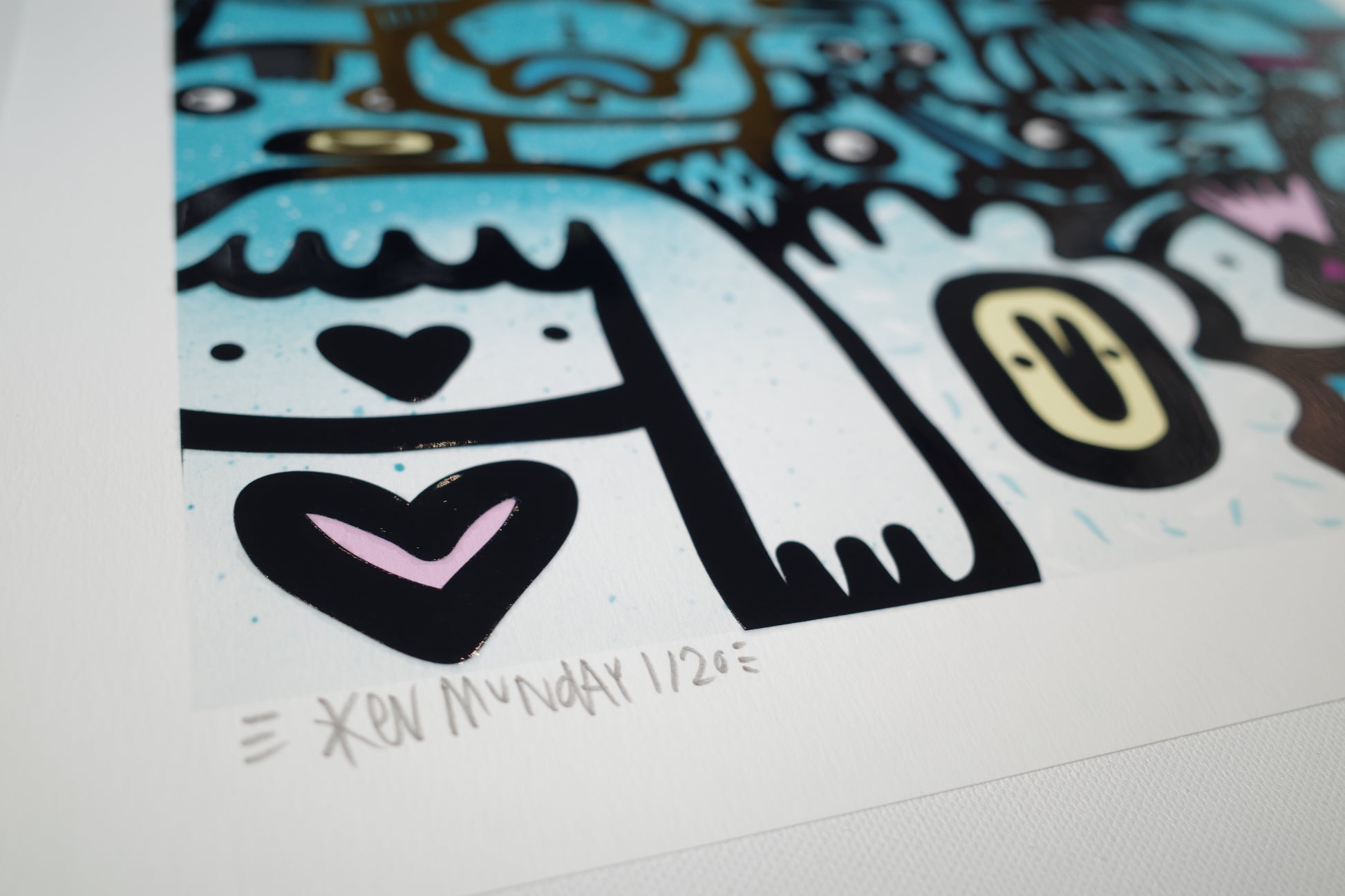 Fade Out - Textured Giclee Print