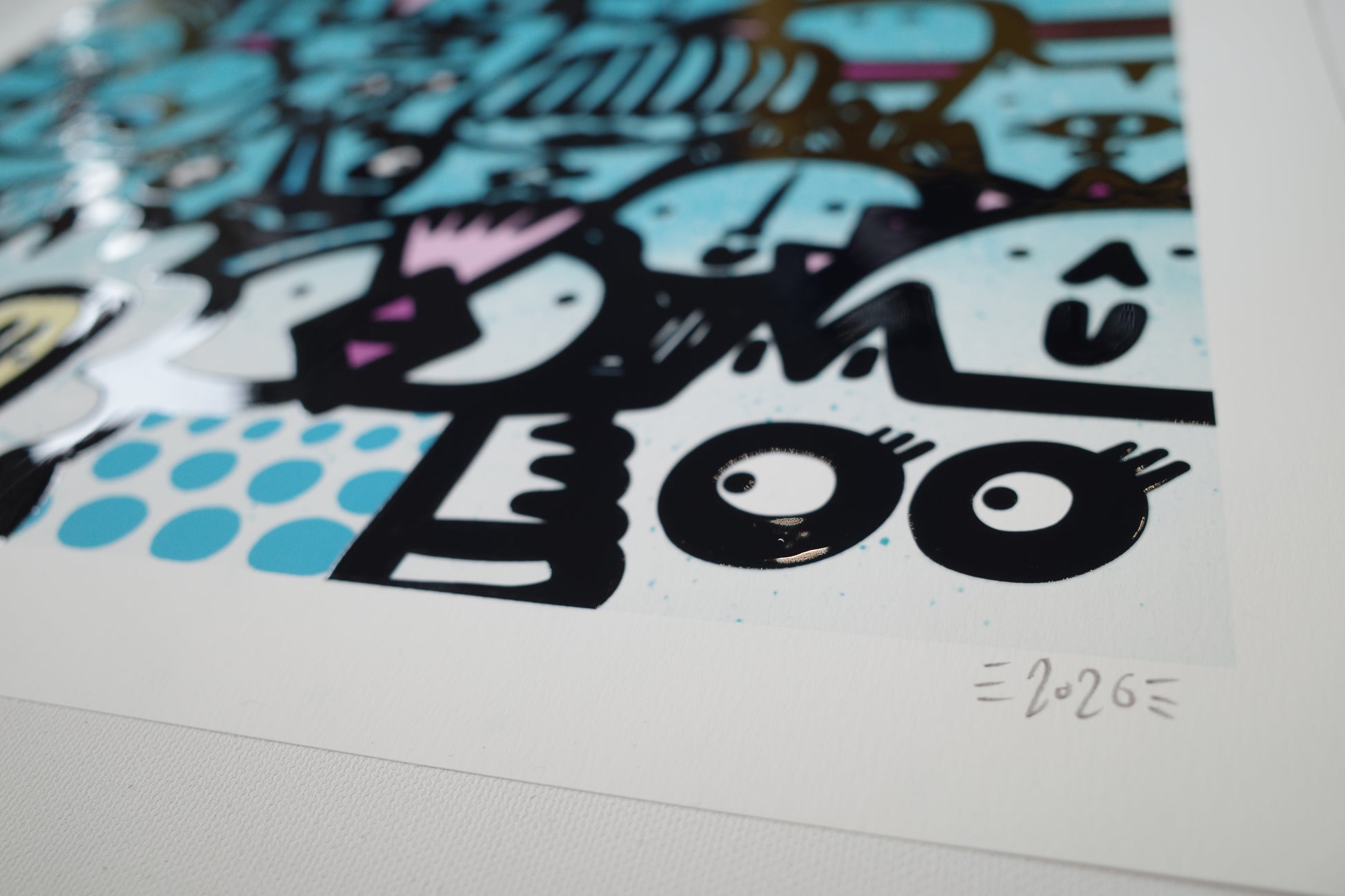 Fade Out - Textured Giclee Print