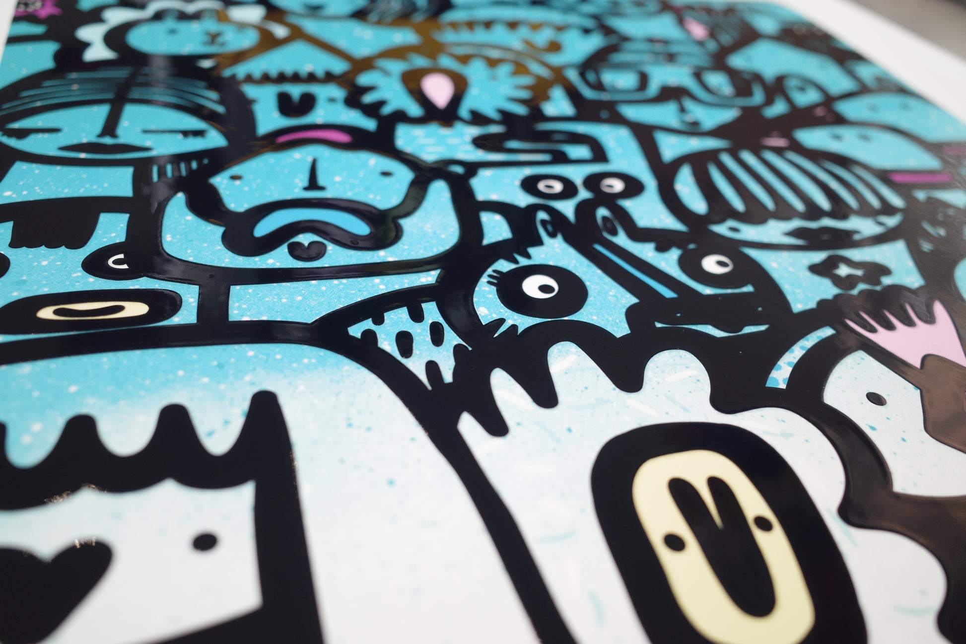 Fade Out - Textured Giclee Print