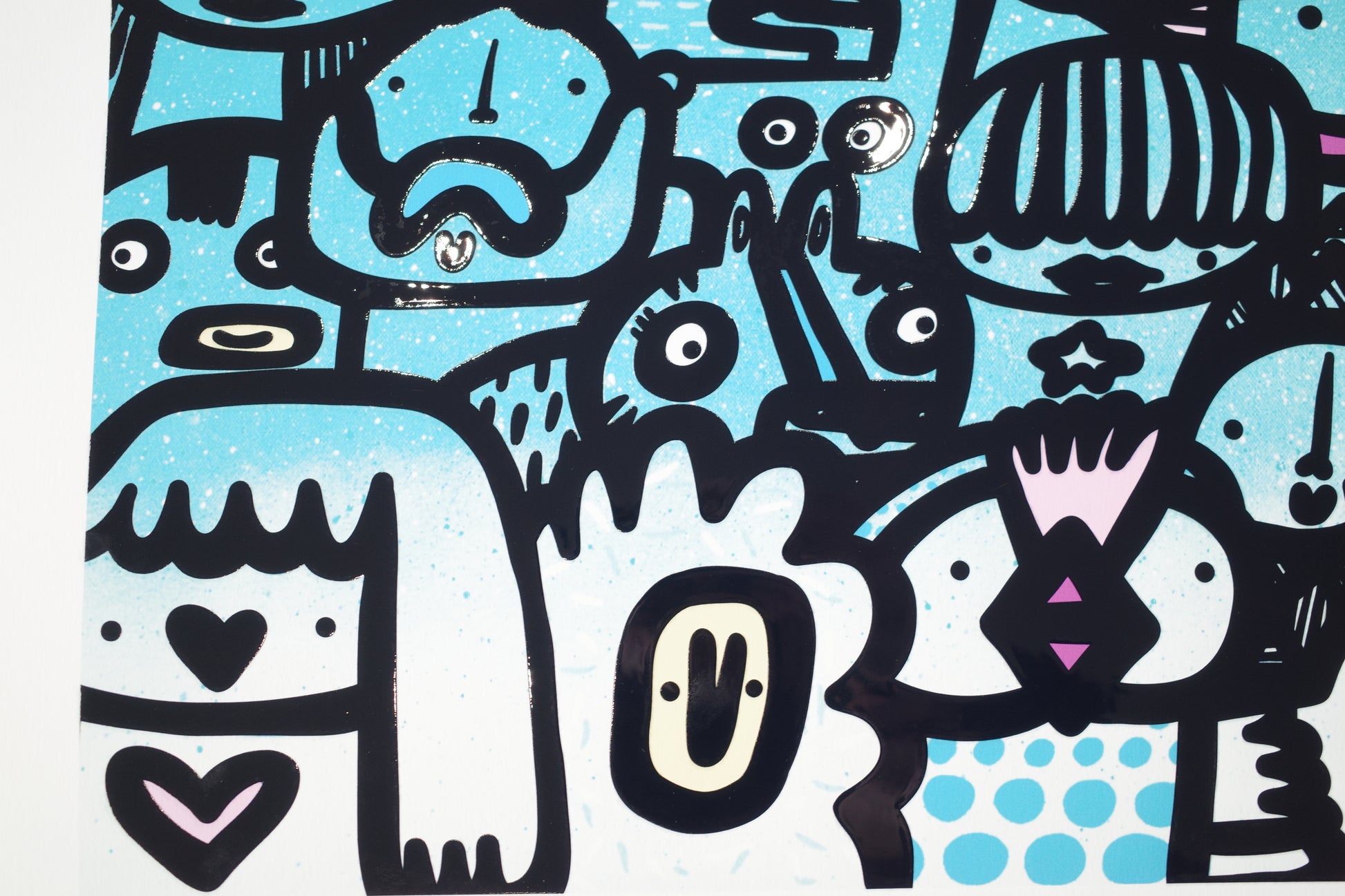 Fade Out - Textured Giclee Print