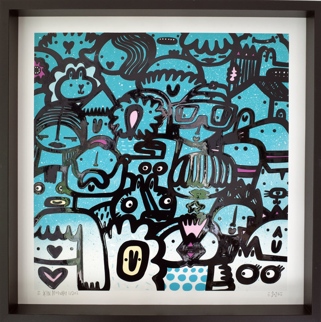 Fade Out - Textured Giclee Print