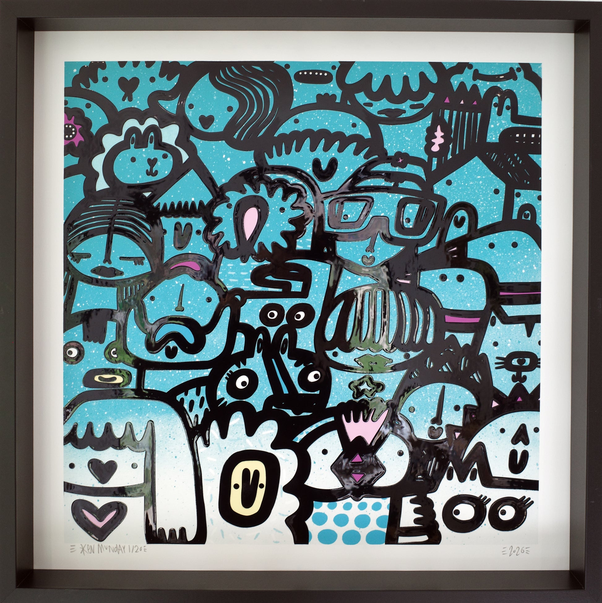 Fade Out - Textured Giclee Print