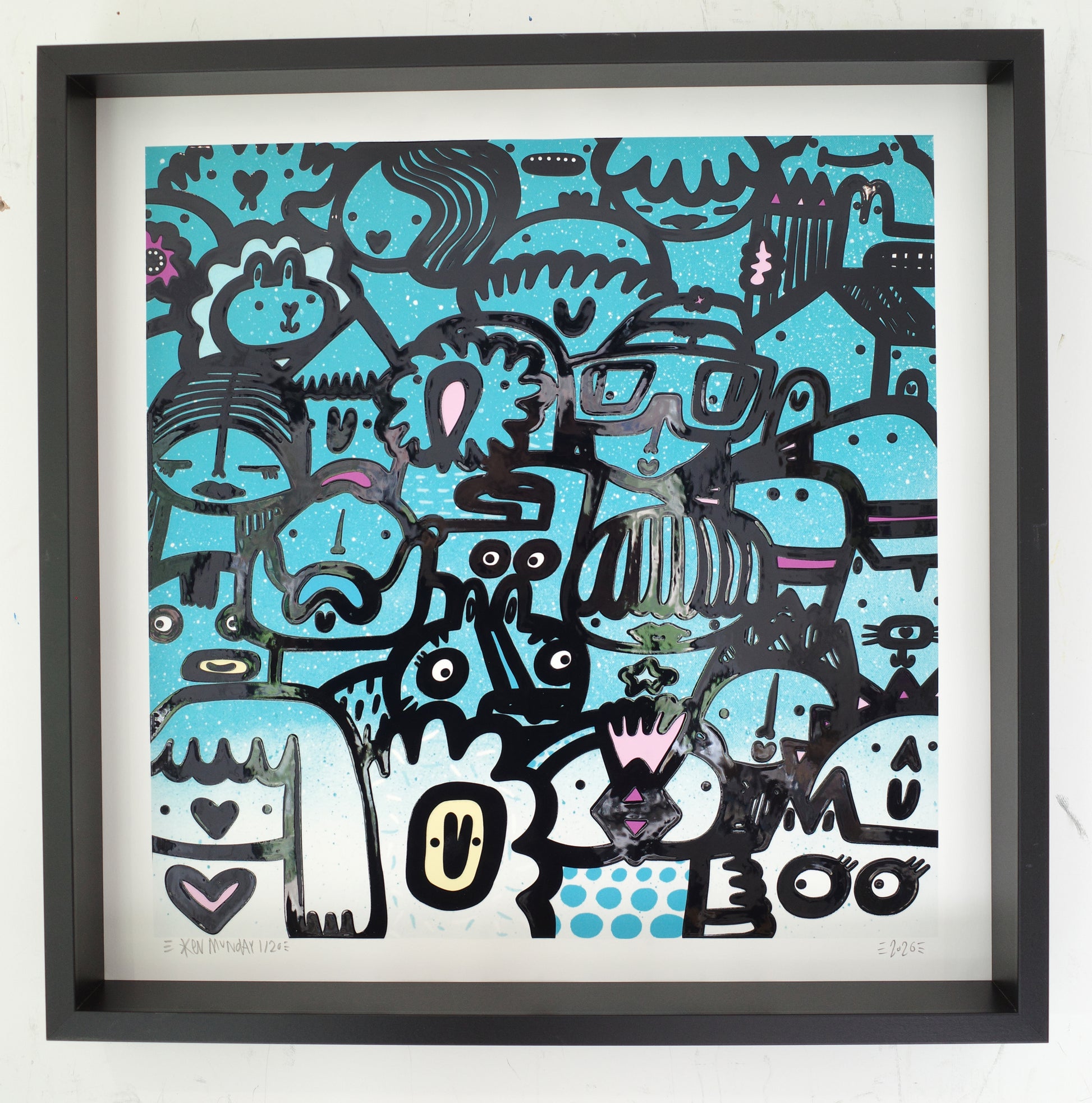 Fade Out - Textured Giclee Print