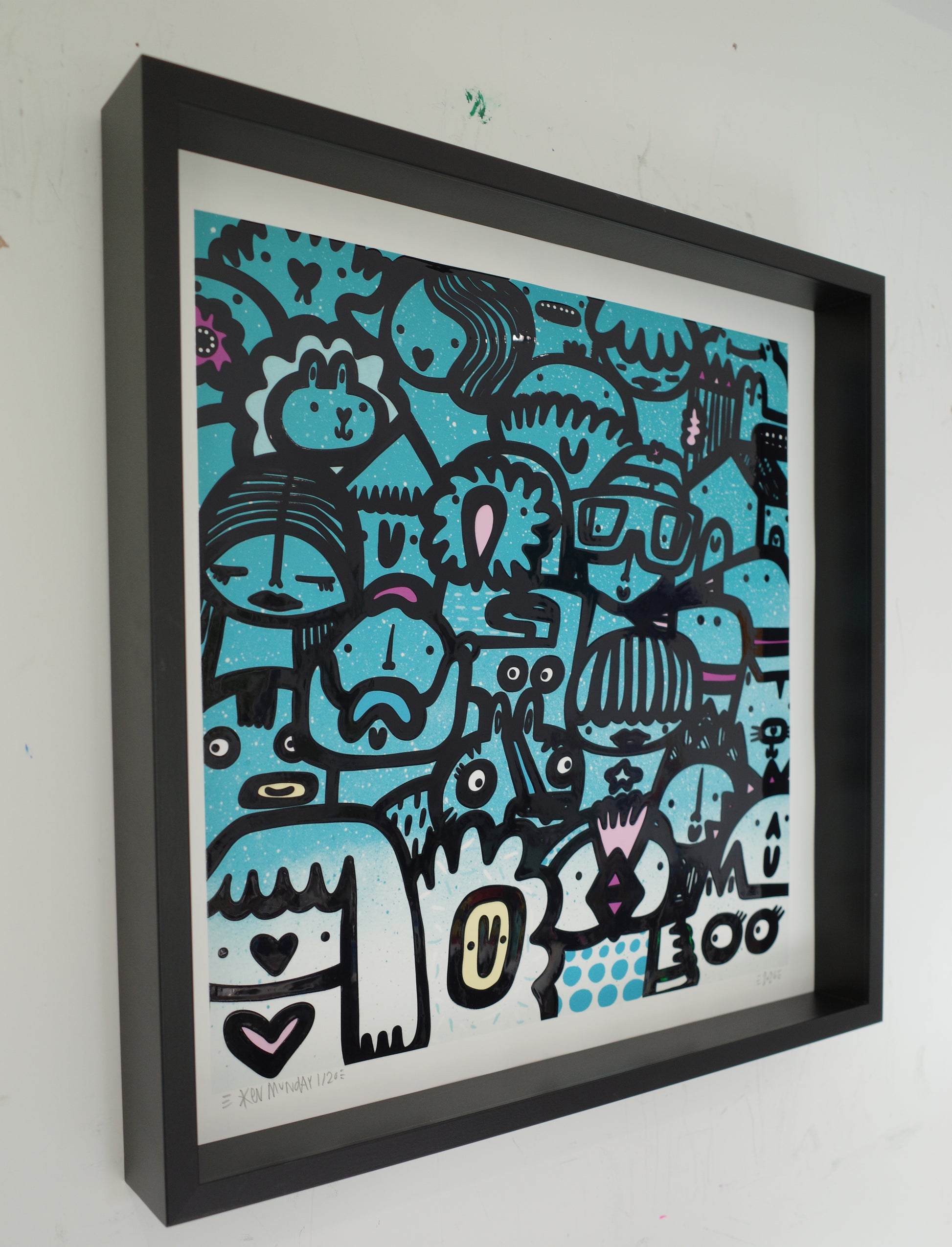 Fade Out - Textured Giclee Print