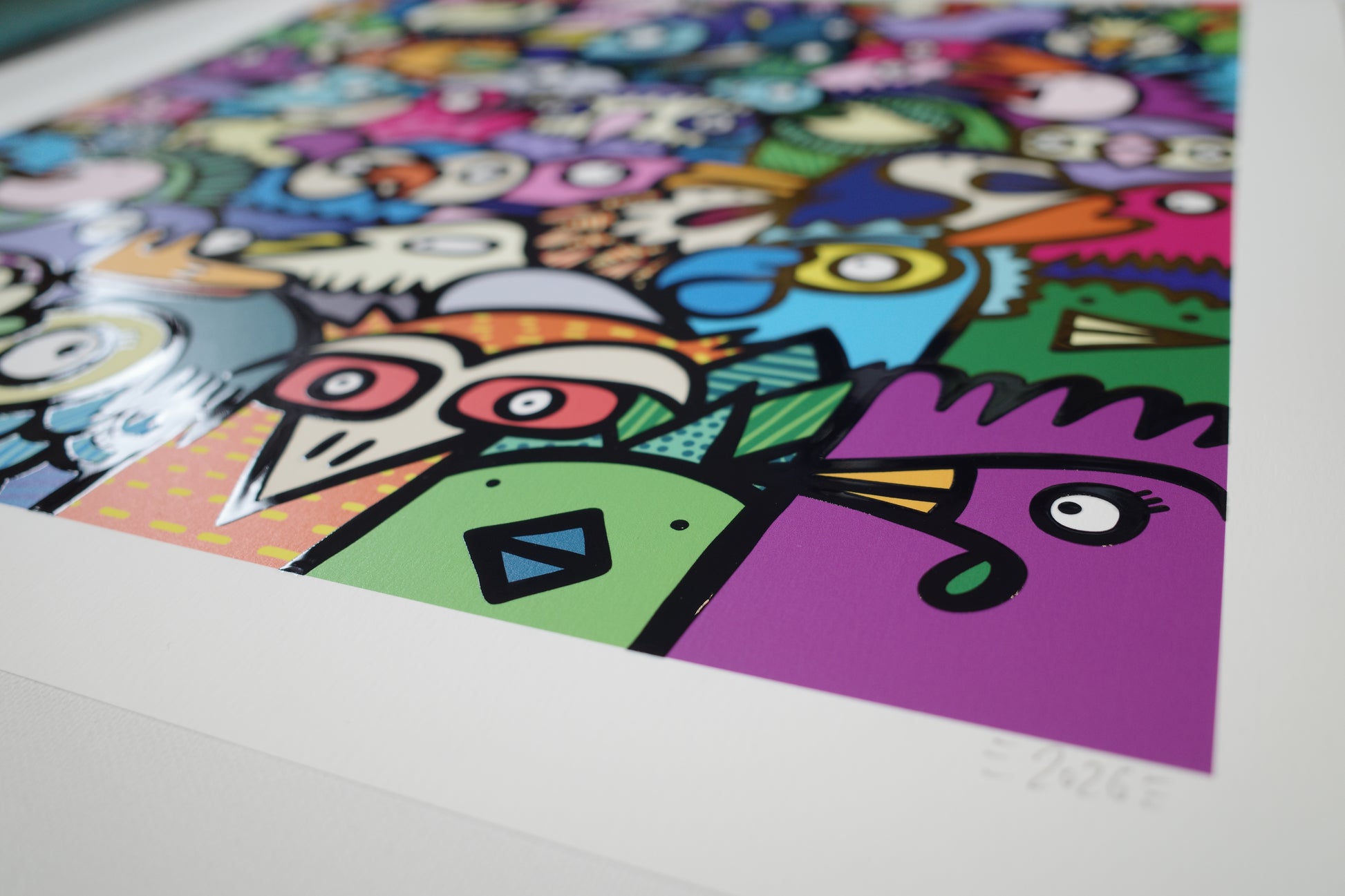 All The Birds - Textured Giclee Print