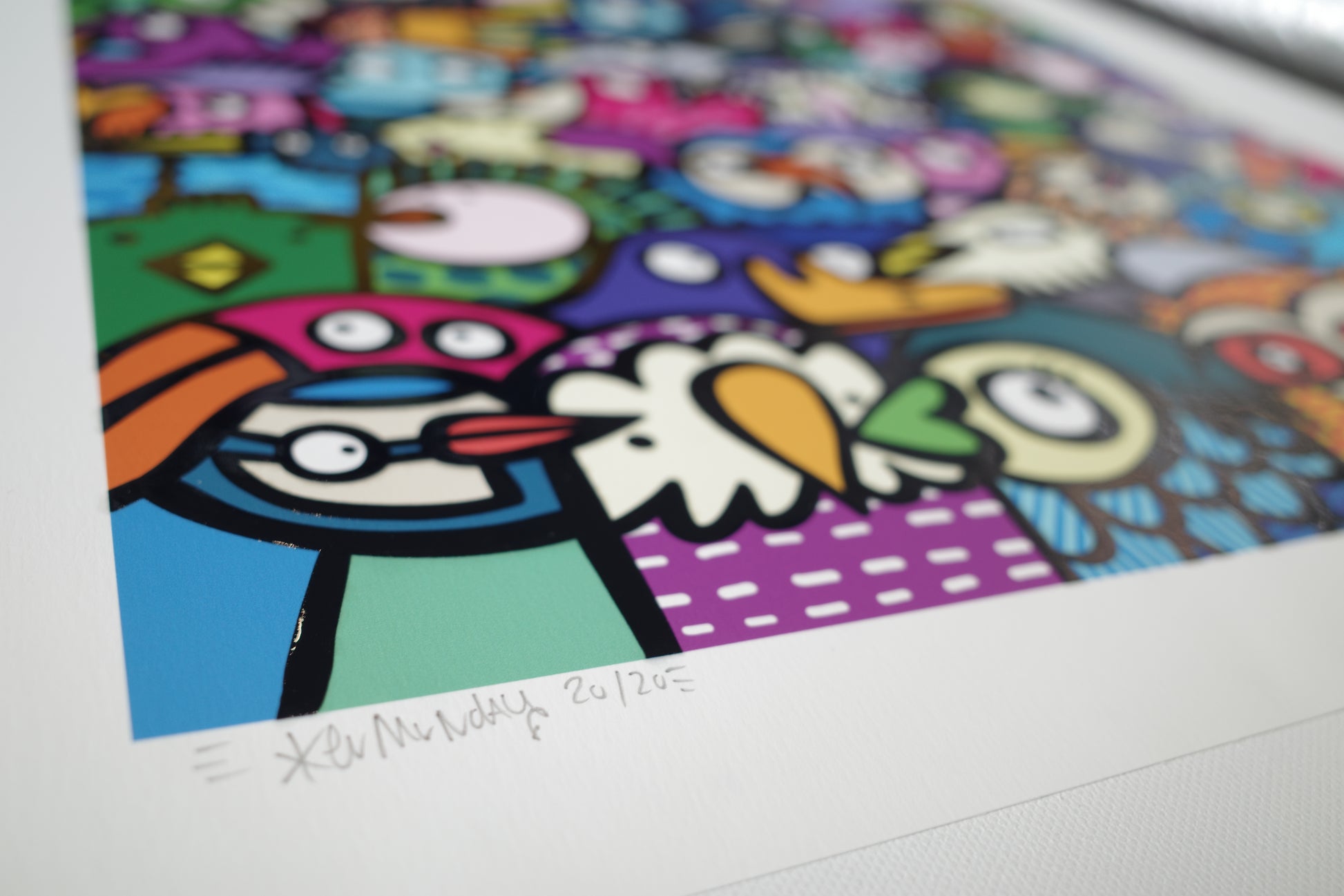 All The Birds - Textured Giclee Print