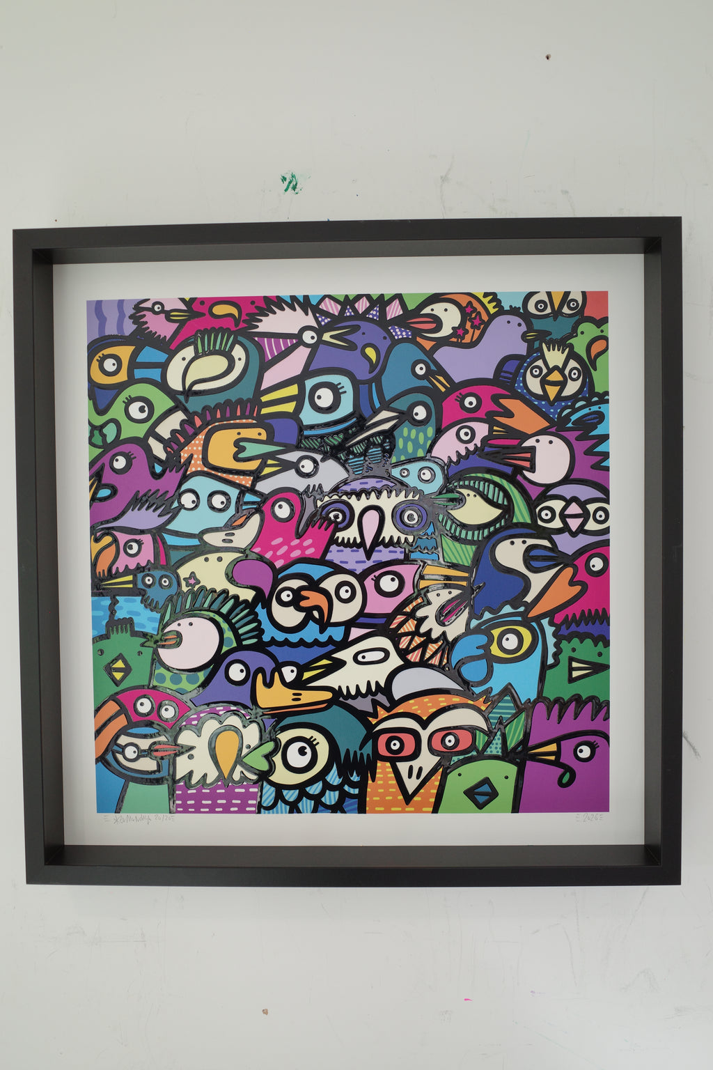 All The Birds - Textured Giclee Print