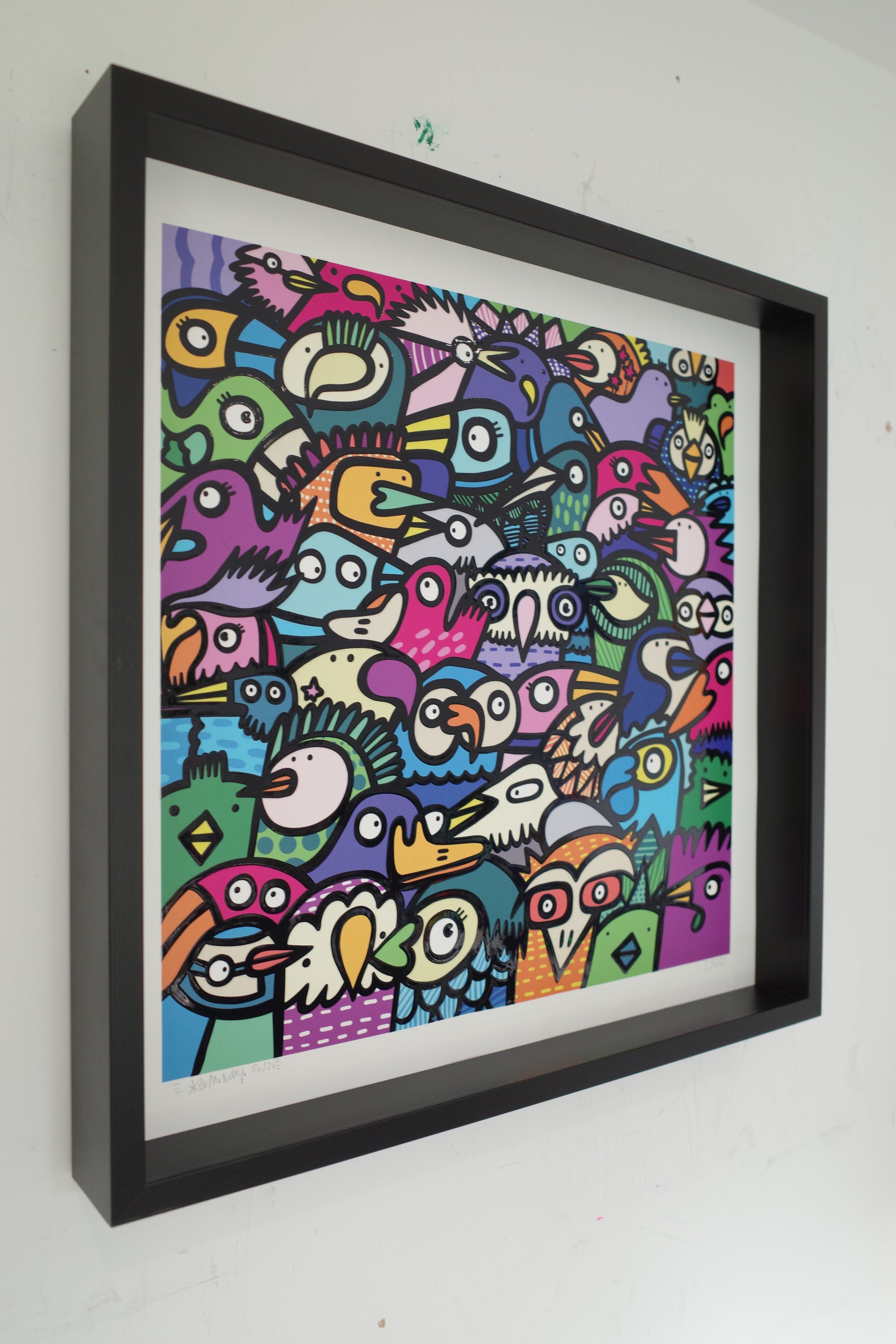 All The Birds - Textured Giclee Print