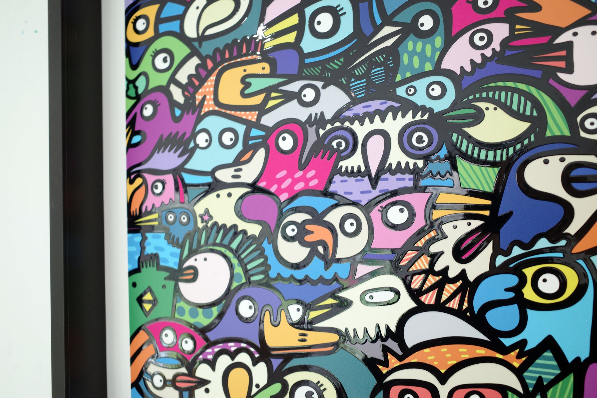 All The Birds - Textured Giclee Print