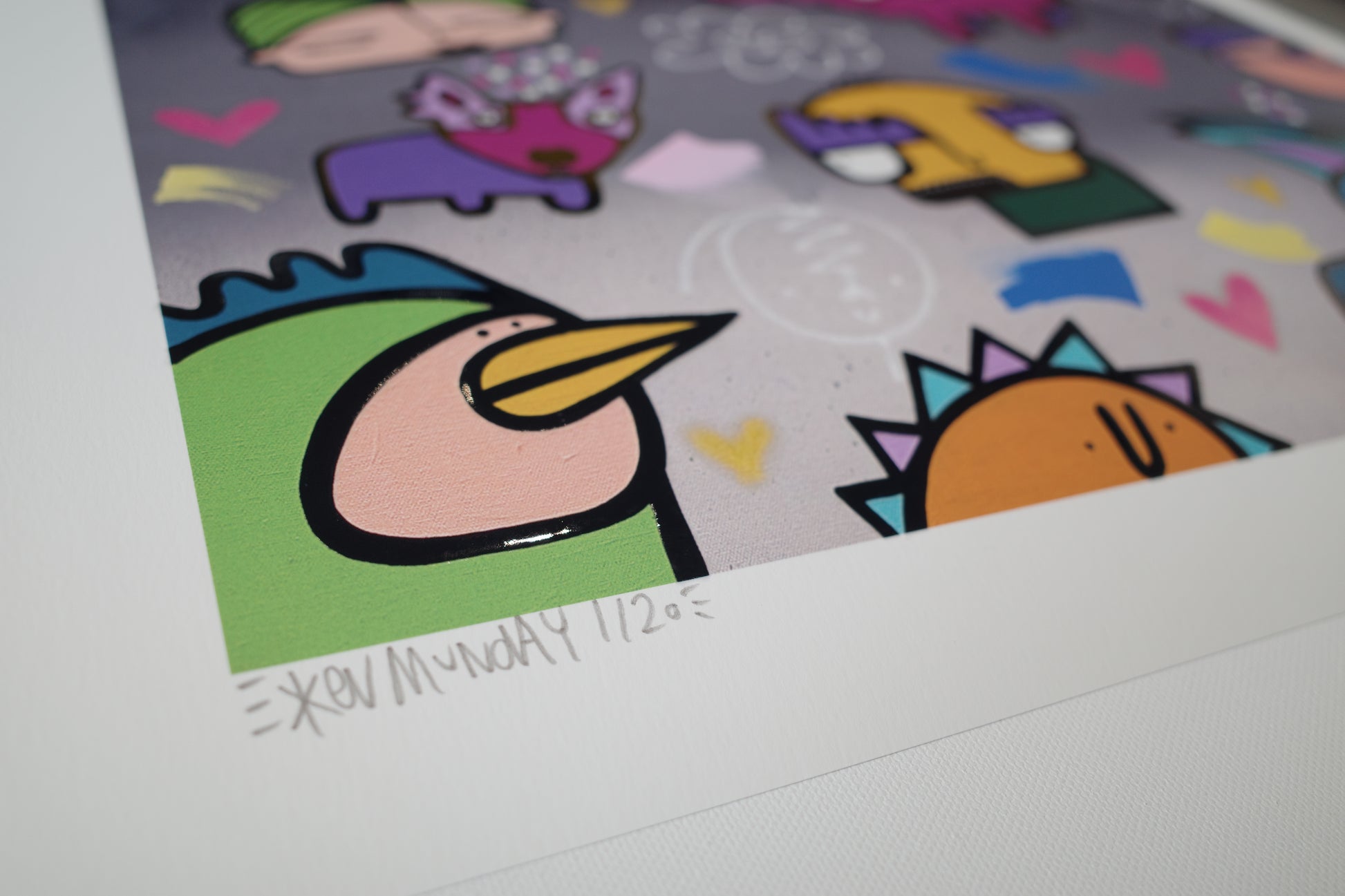 Colour Storm - Textured Giclee Print