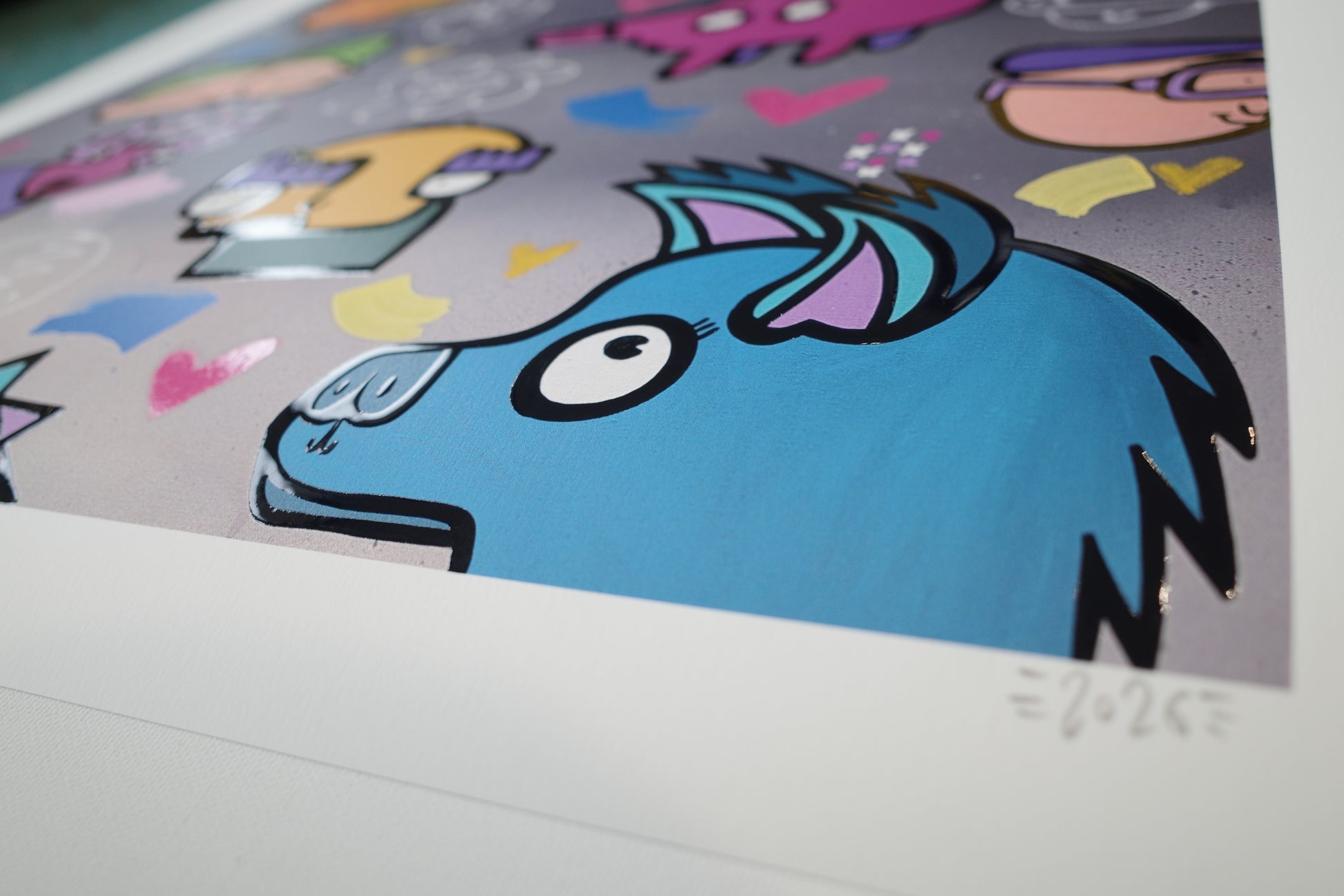 Colour Storm - Textured Giclee Print