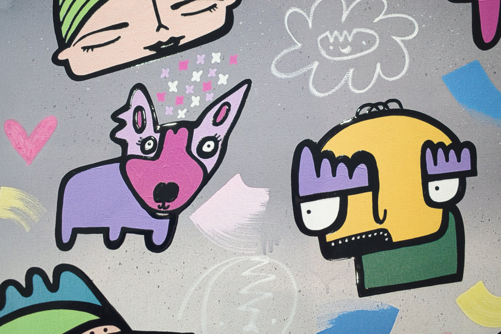 Colour Storm - Textured Giclee Print