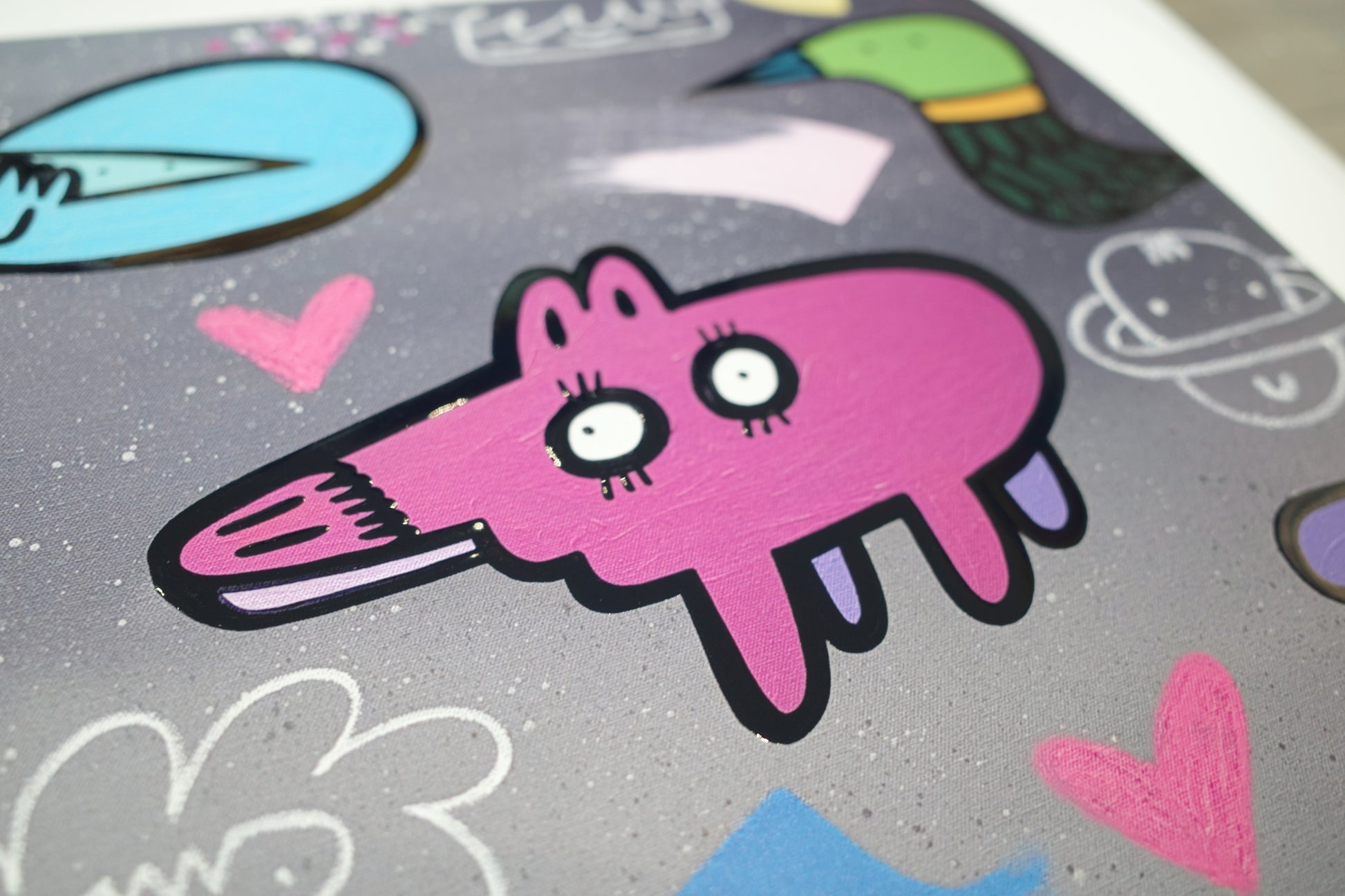 Colour Storm - Textured Giclee Print