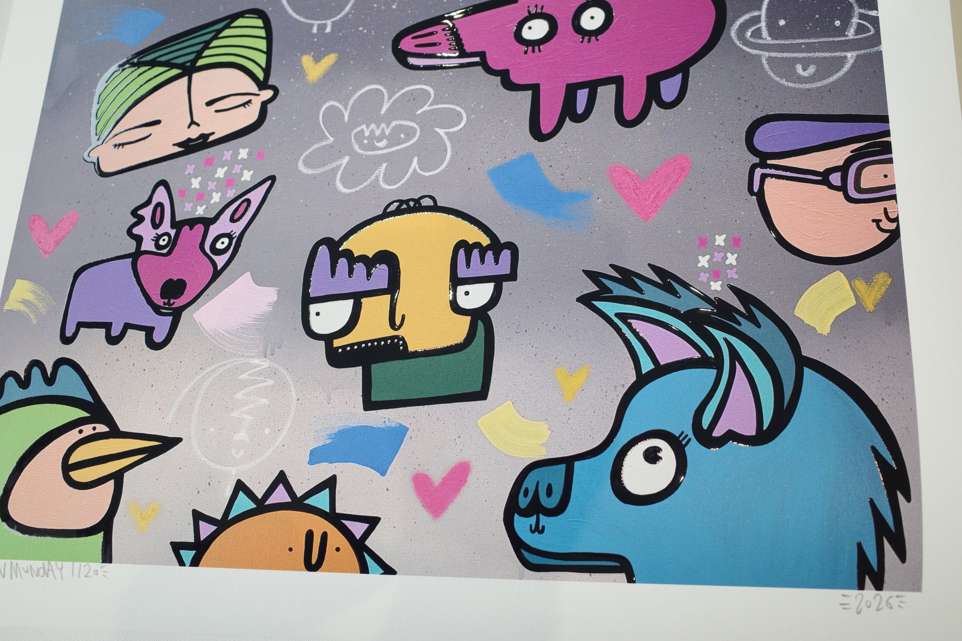 Colour Storm - Textured Giclee Print