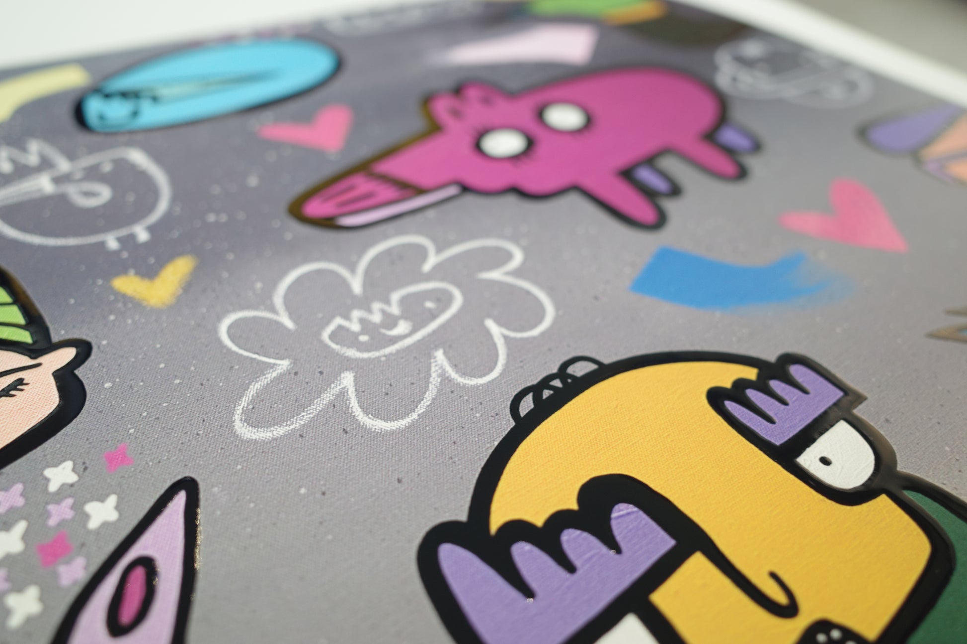 Colour Storm - Textured Giclee Print