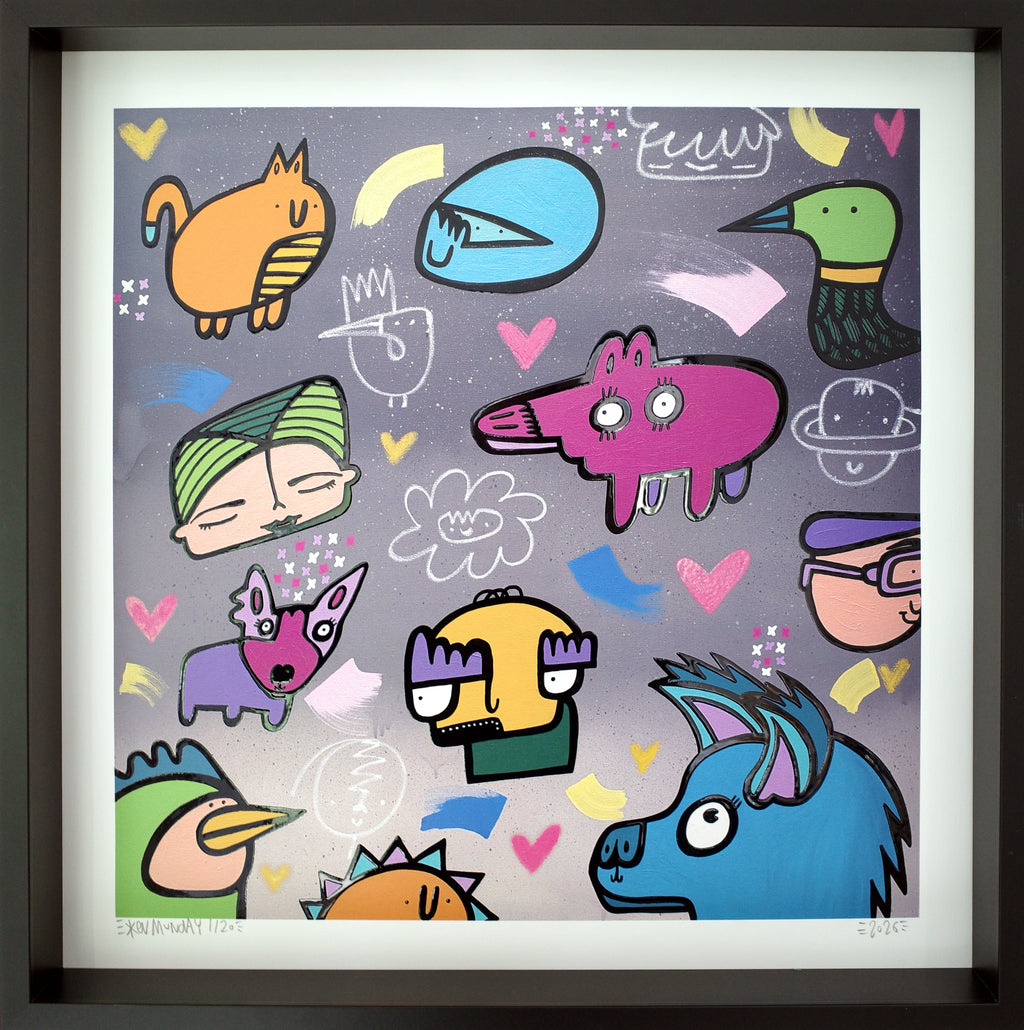 Colour Storm - Textured Giclee Print