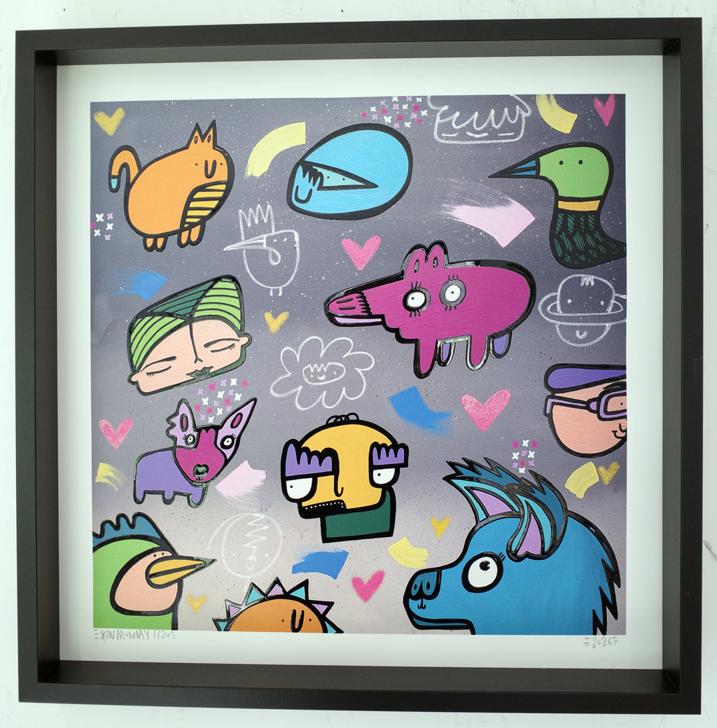 Colour Storm - Textured Giclee Print