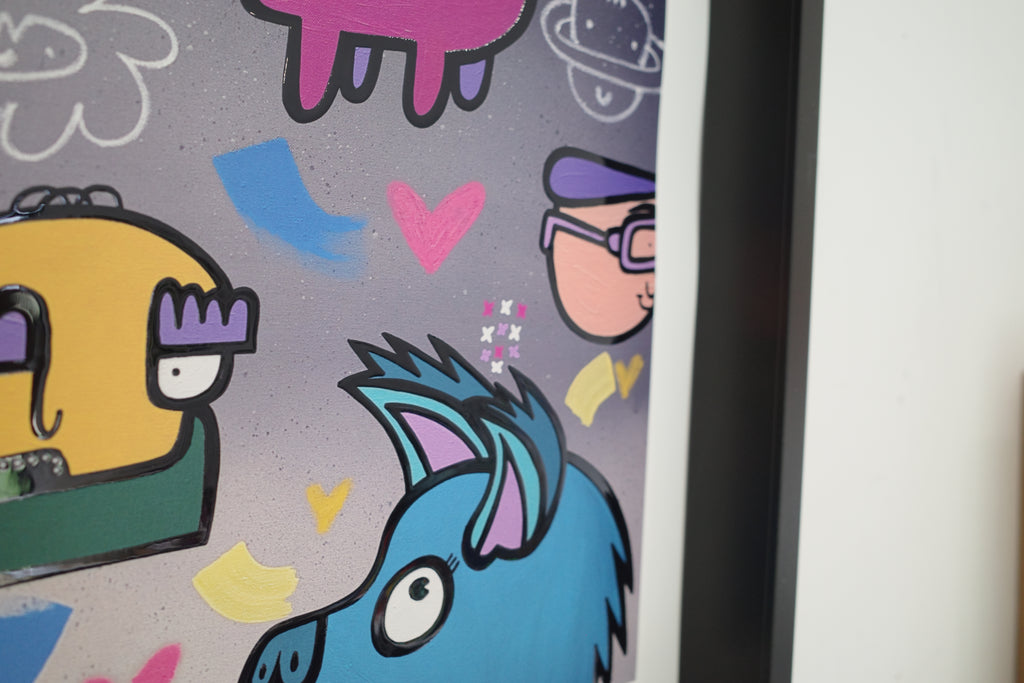 Colour Storm - Textured Giclee Print